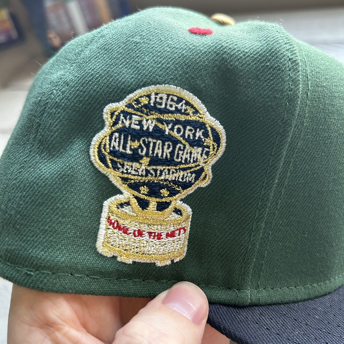 New Era 7 1/4 ALL THE RiGHT POLO RALPH LAUREN NY METS METALLiC GOLD Size ONE SIZE - 5 Thumbnail