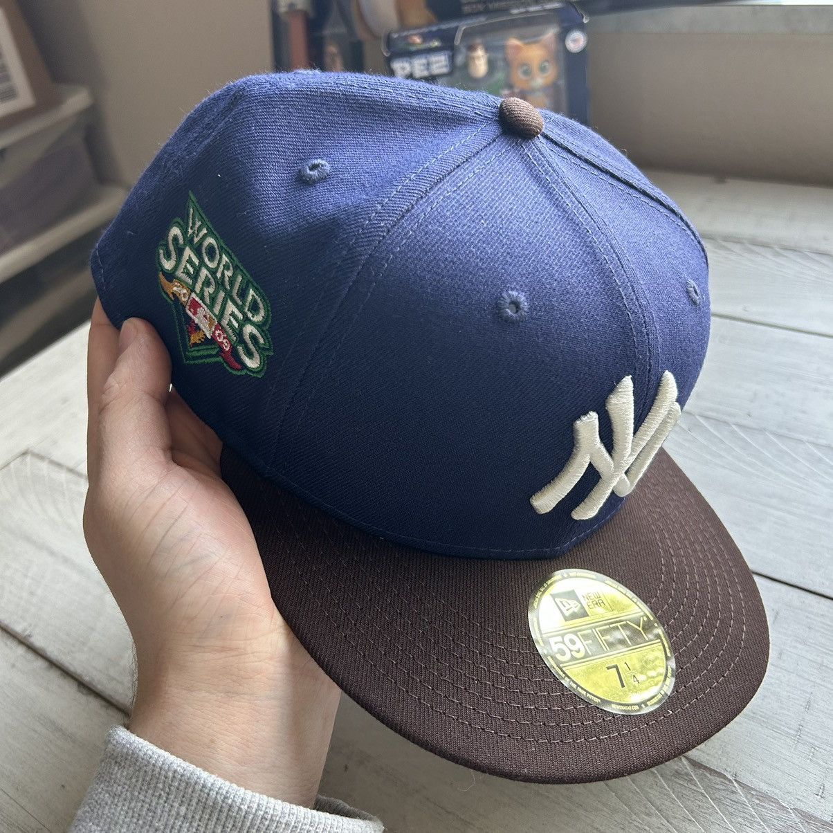 New York Yankees 7 1/4 ALL THE RiGHT POLO RALPH LAUREN NAVY BROWN GREEN UV Size ONE SIZE - 4 Thumbnail