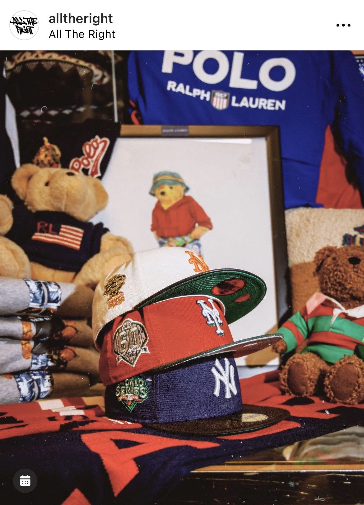 New York Yankees 7 1/4 ALL THE RiGHT POLO RALPH LAUREN NAVY BROWN GREEN UV Size ONE SIZE - 10 Thumbnail