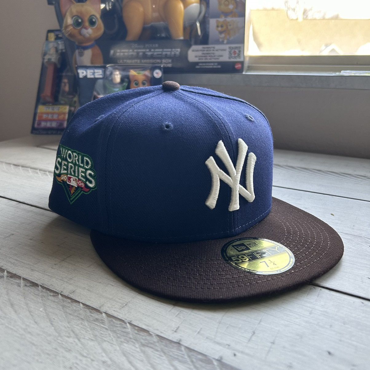 New York Yankees 7 1/4 ALL THE RiGHT POLO RALPH LAUREN NAVY BROWN GREEN UV Size ONE SIZE - 1 Thumbnail