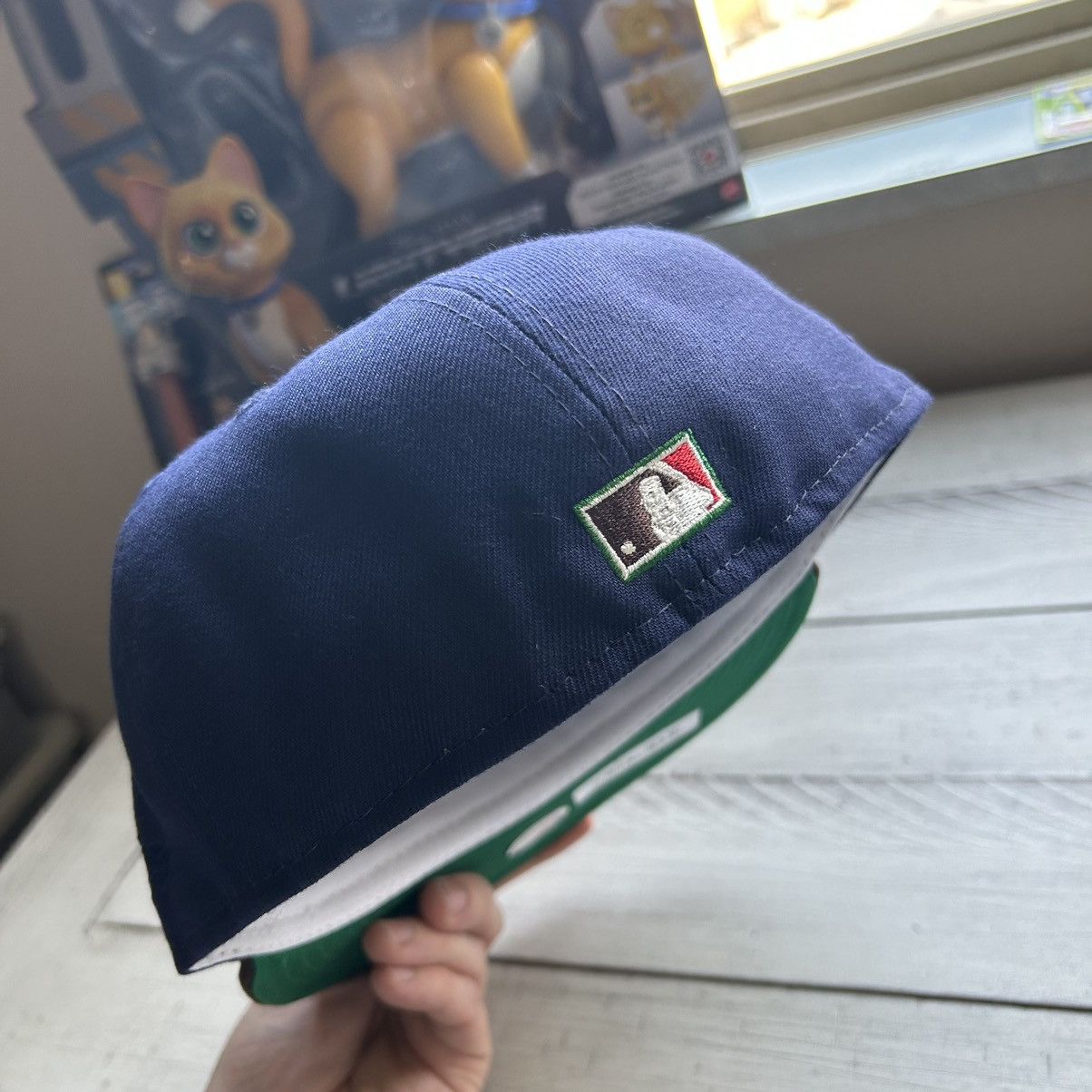 New York Yankees 7 1/4 ALL THE RiGHT POLO RALPH LAUREN NAVY BROWN GREEN UV Size ONE SIZE - 9 Thumbnail