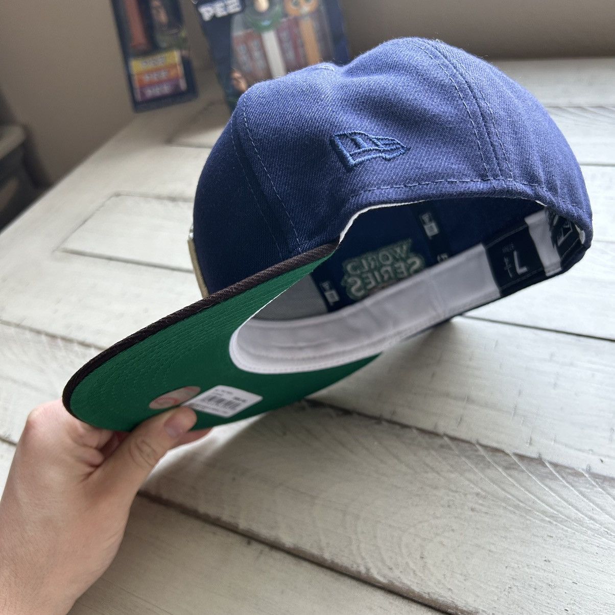 New York Yankees 7 1/4 ALL THE RiGHT POLO RALPH LAUREN NAVY BROWN GREEN UV Size ONE SIZE - 6 Thumbnail