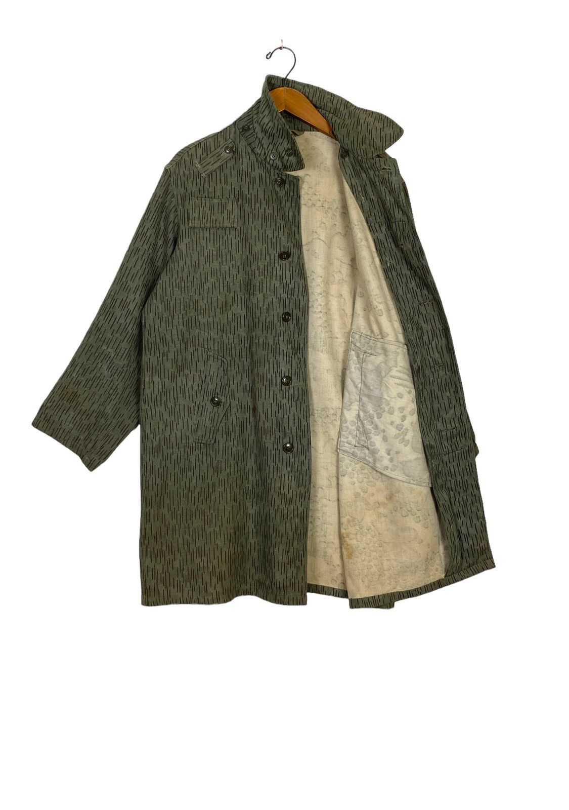 Vintage Rare‼️ Vintage 70s Czech Army Rain Drop Camo Trench Coat Size US L / EU 52-54 / 3 - 2 Thumbnail