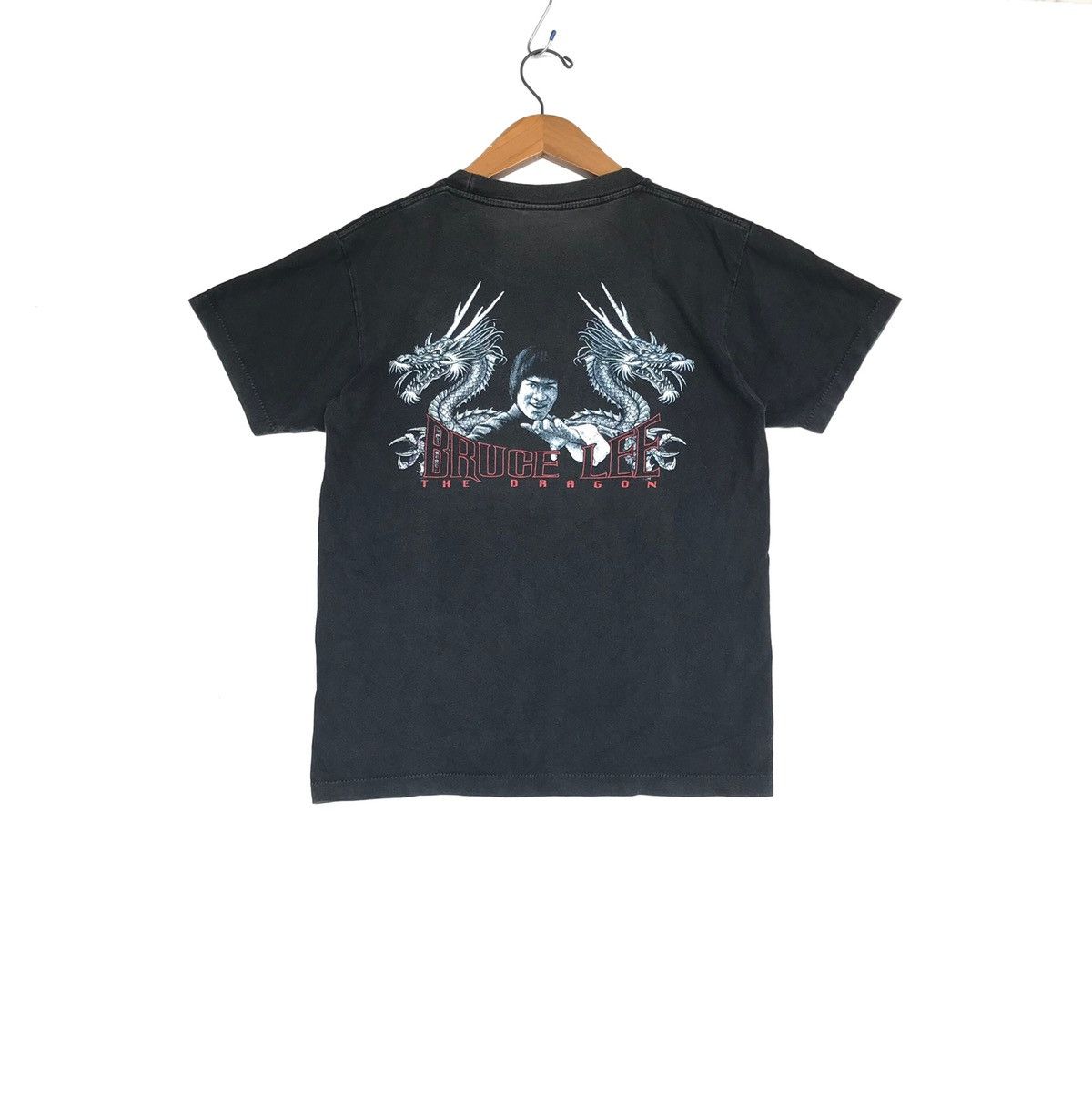 Vintage Rare‼️Vintage Bruce Lee The Dragon Single Stitch Tshirt Size US S / EU 44-46 / 1 - 2 Thumbnail