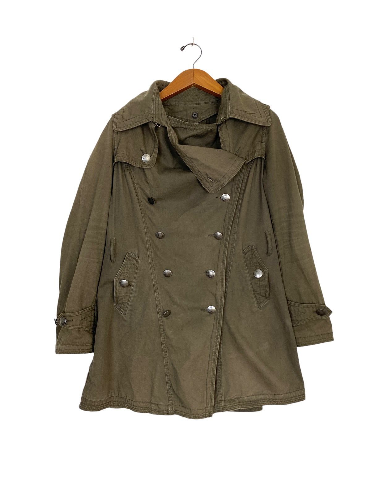 Rare‼️ Vintage Military Parka Jacket Liberty Button Medium