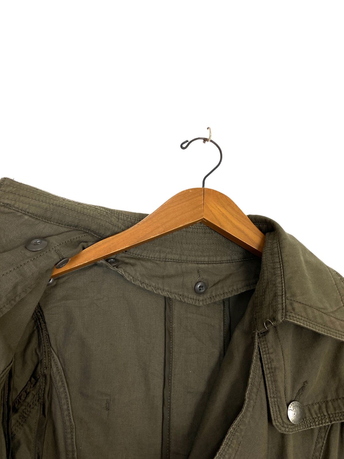 Rare‼️ Vintage Military Parka Jacket Liberty Button Medium