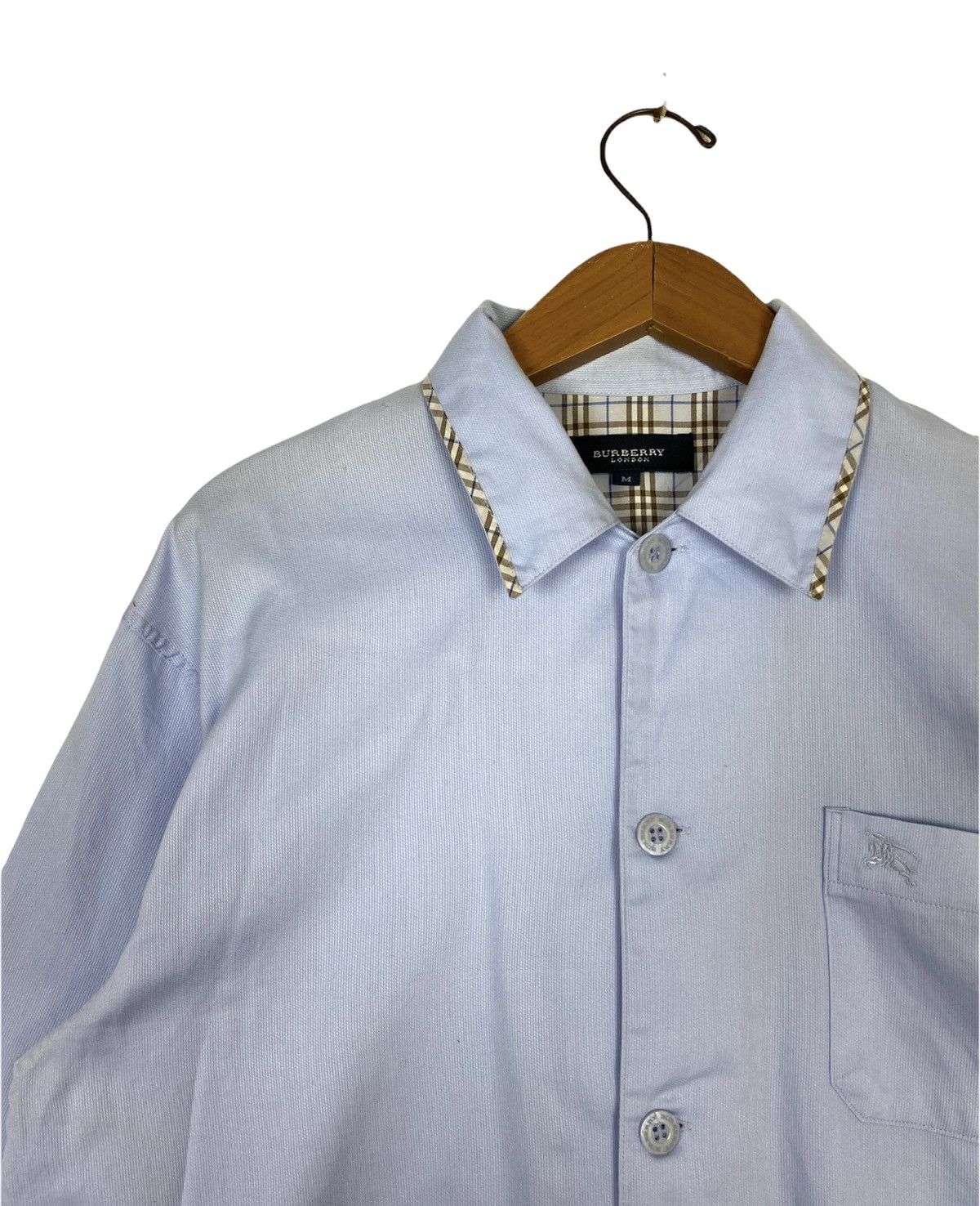 Burberry Rare‼️Burberry London Shirt Medium Size Made in Japan Size US M / EU 48-50 / 2 - 2 Thumbnail