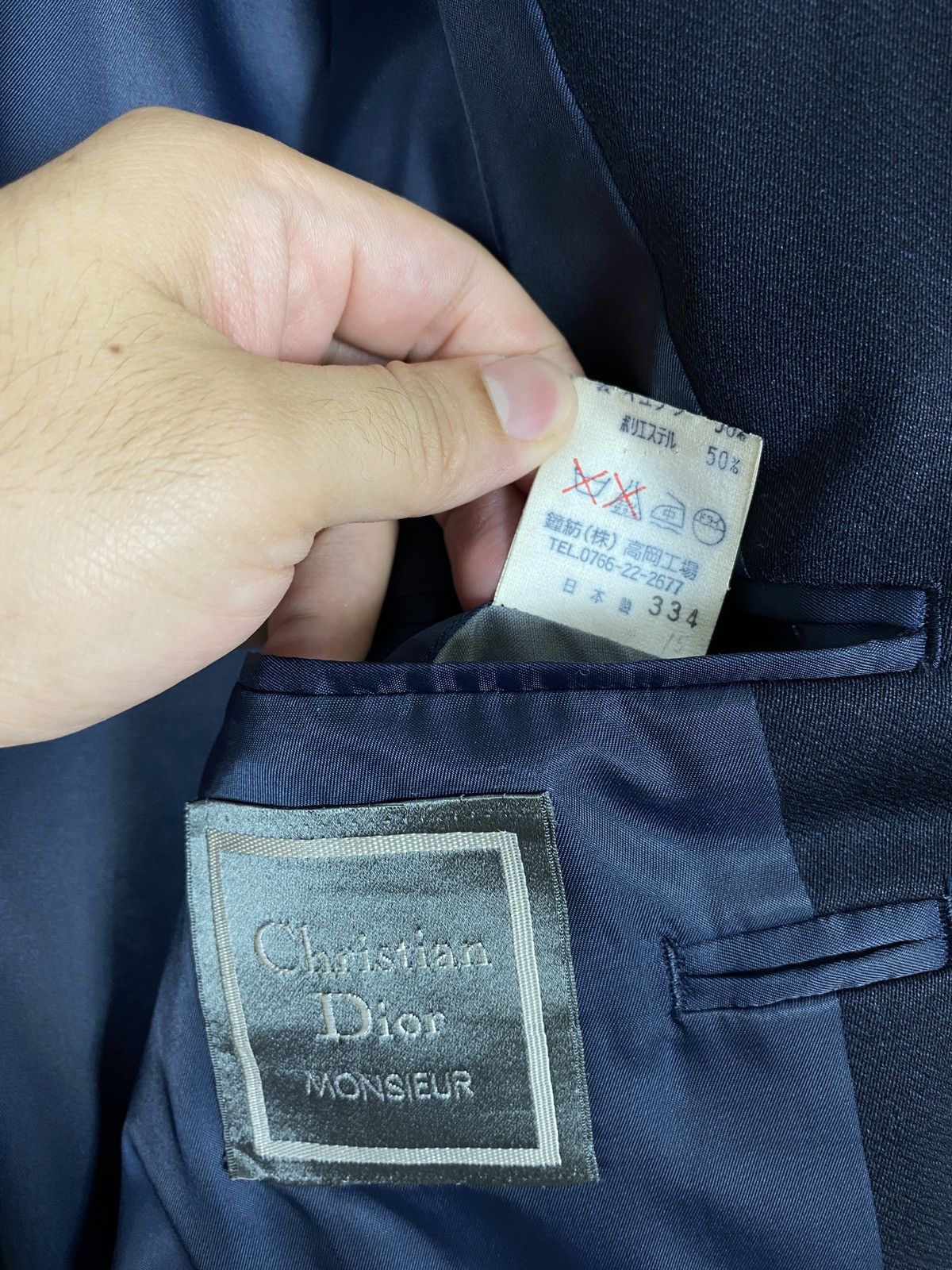Christian Dior Monsieur Christian Dior Blazer Large Size Made in Japan Size 44L - 7 Thumbnail