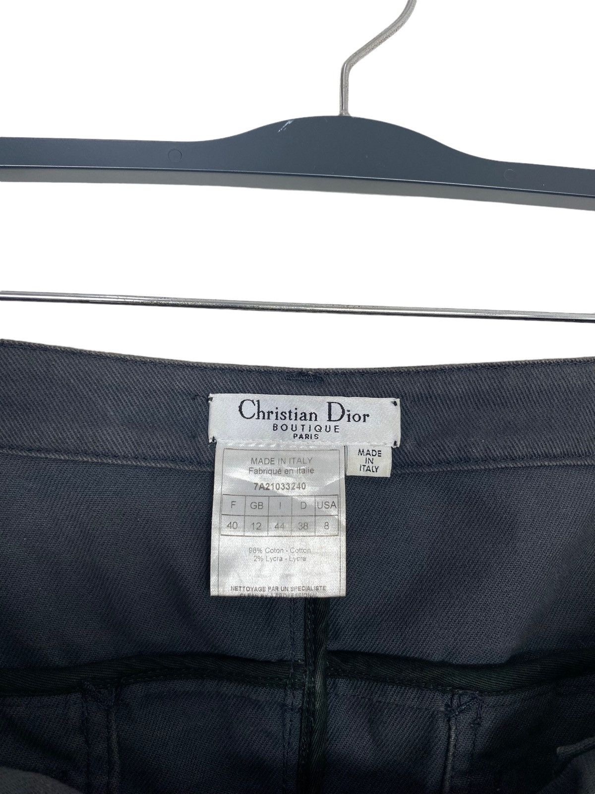 Dior Christian Dior Boutique Paris Mini Skirt Made in Italy Size 32" / US 10 / IT 46 - 11 Thumbnail