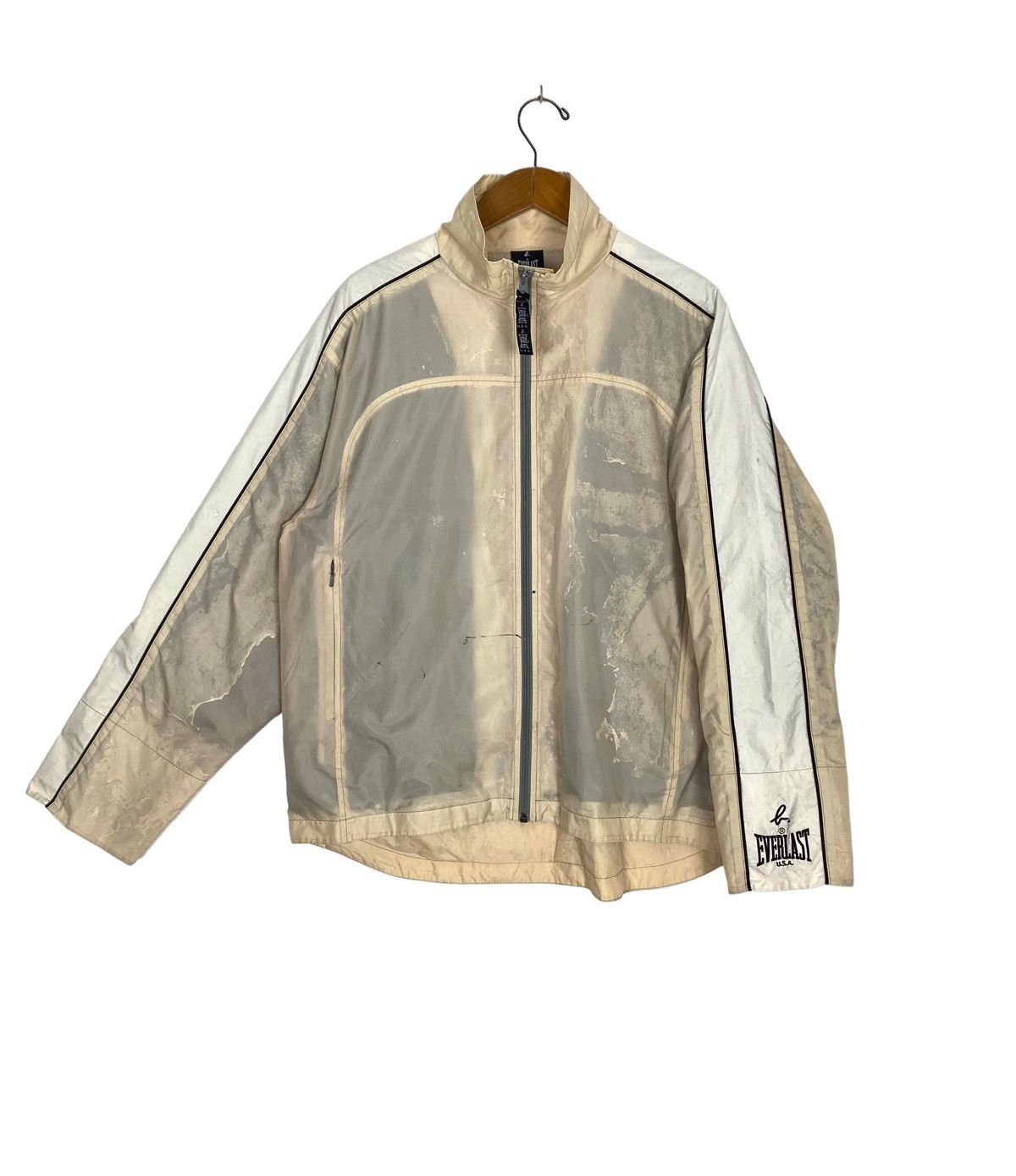 agnes b. Rare‼️ Vtg Everlast X Agnes B Light Jacket Size US M / EU 48-50 / 2 - 1 Thumbnail