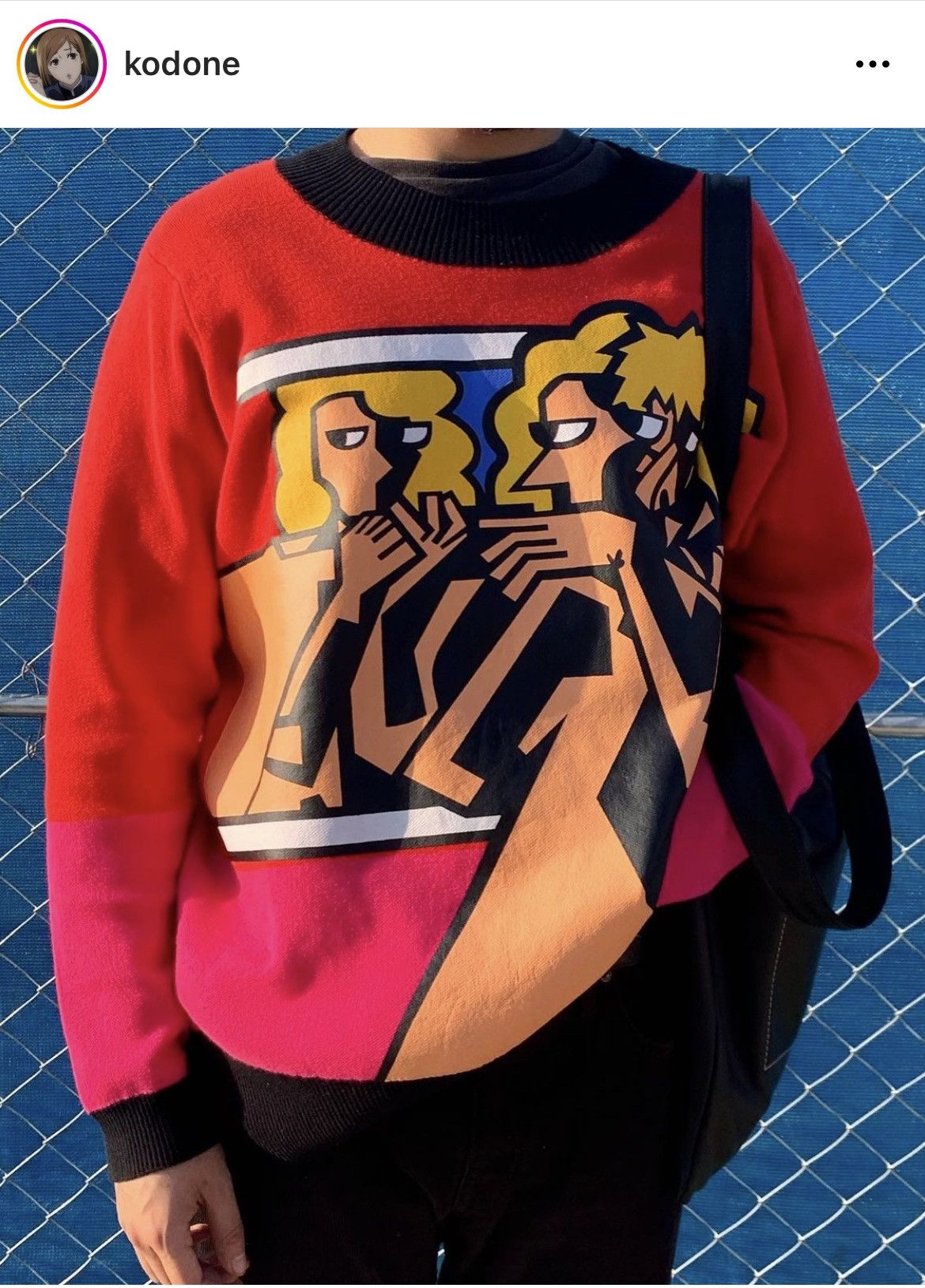 Kodone KODONiSM U&ME KNiT CREWNECK SWEATER JUMPER Size US S / EU 44-46 / 1 - 1 Thumbnail