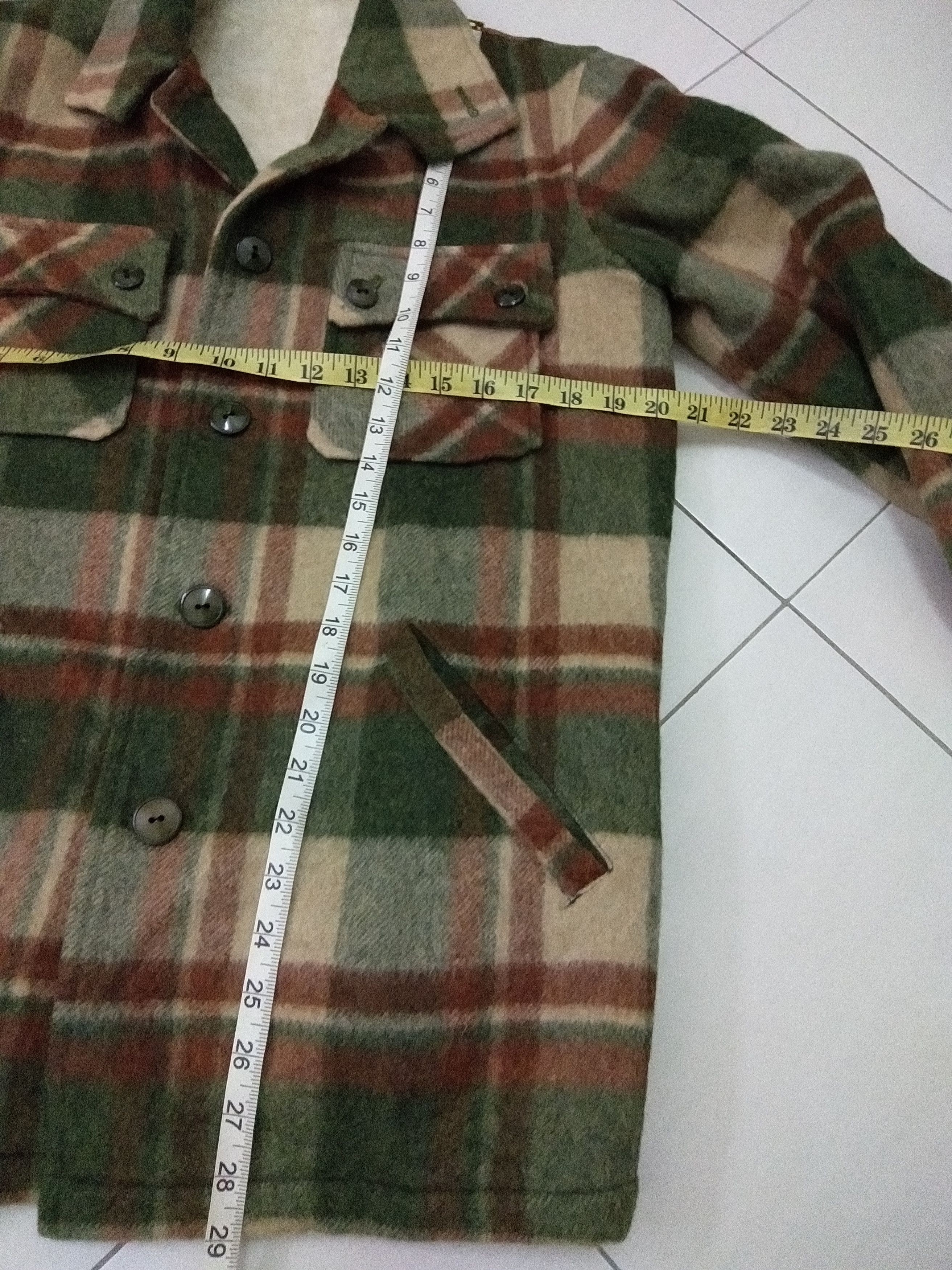 Japanese Brand Checked Jacket with Sherpa lining Size US M / EU 48-50 / 2 - 8 Thumbnail