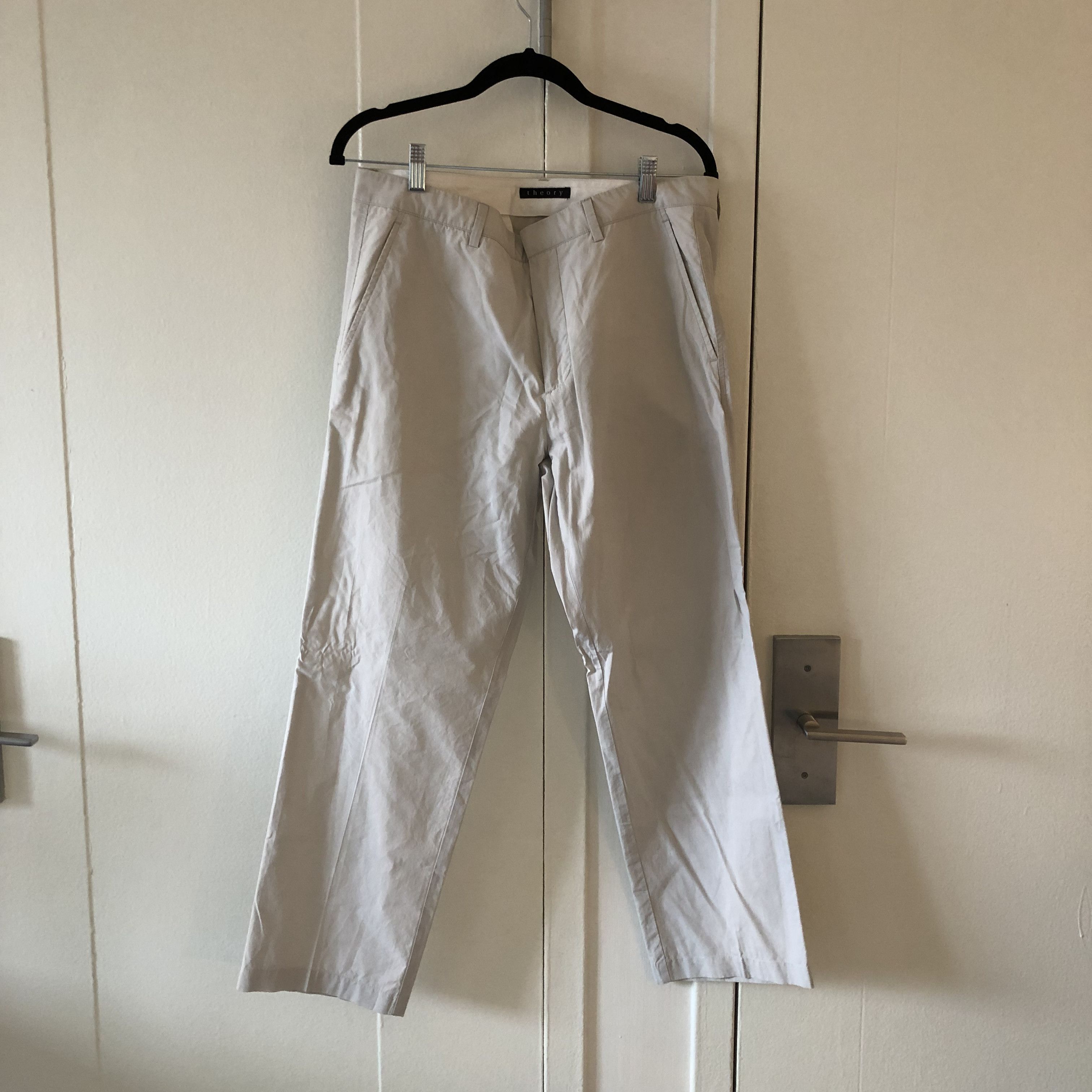image of Theory Pants in Off White, Men's (Size 33)