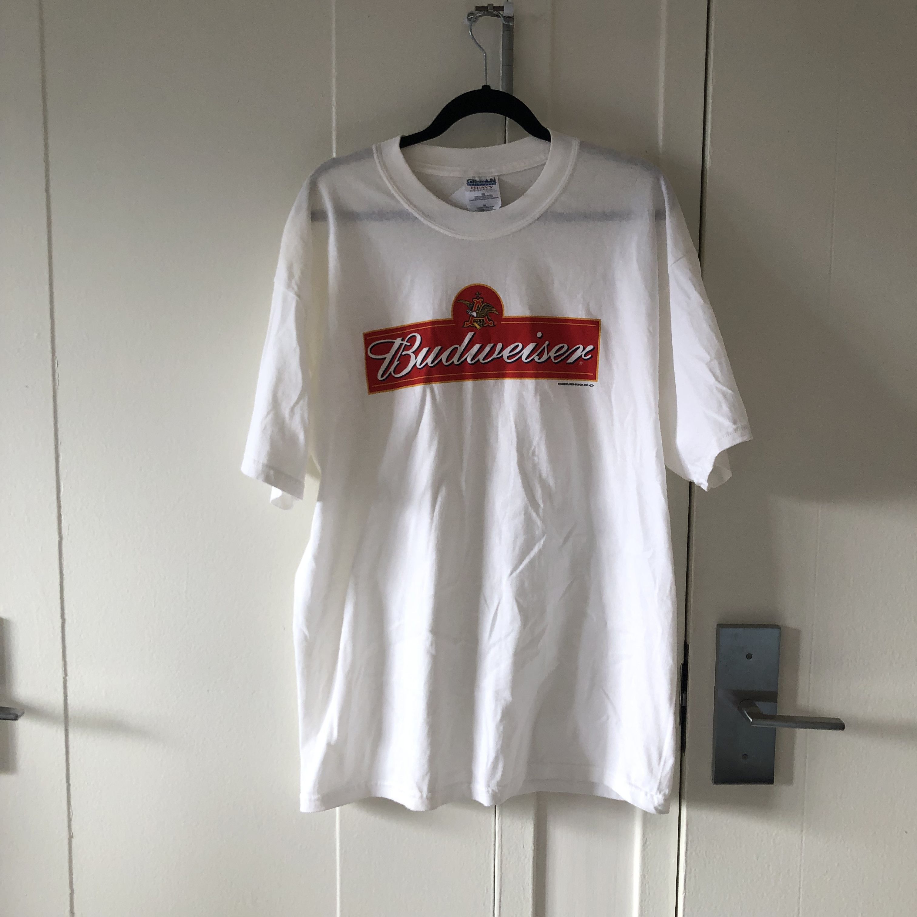 image of Budweiser 2000 Tee in White, Men's (Size XL)