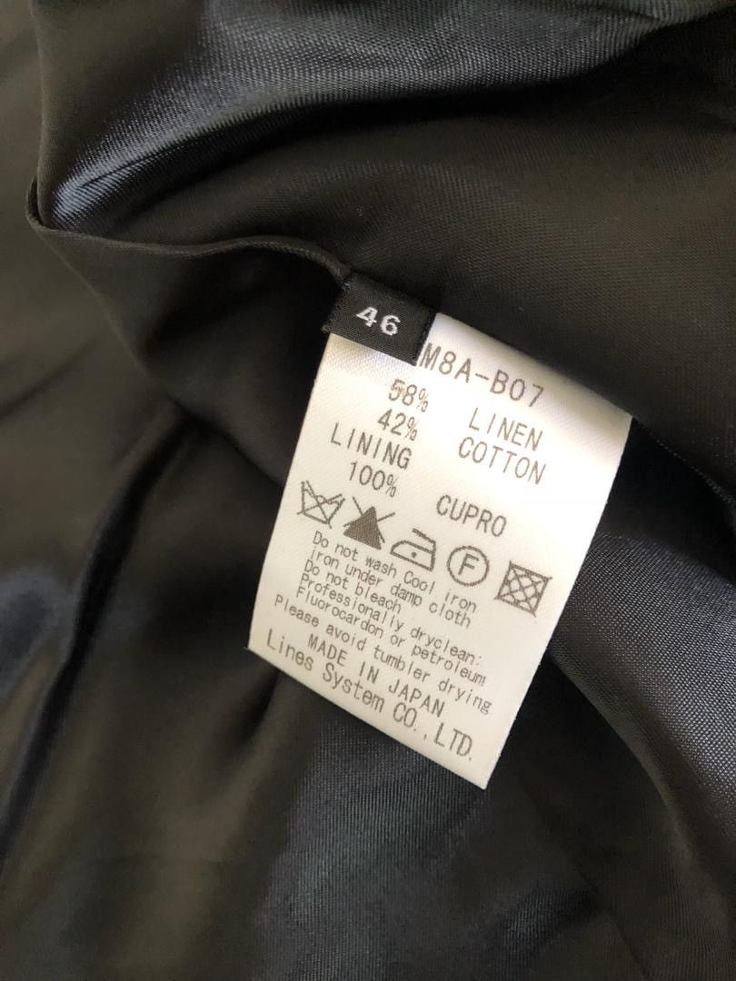 ato Ato Japan Linen Blend Black Tactical Jacket Size US S / EU 44-46 / 1 - 16 Thumbnail