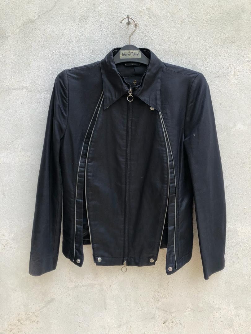 ato Ato Japan Linen Blend Black Tactical Jacket Size US S / EU 44-46 / 1 - 9 Thumbnail