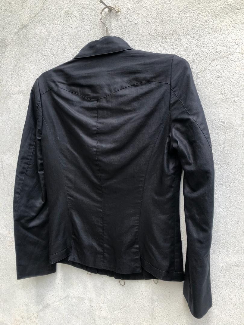 ato Ato Japan Linen Blend Black Tactical Jacket Size US S / EU 44-46 / 1 - 13 Thumbnail
