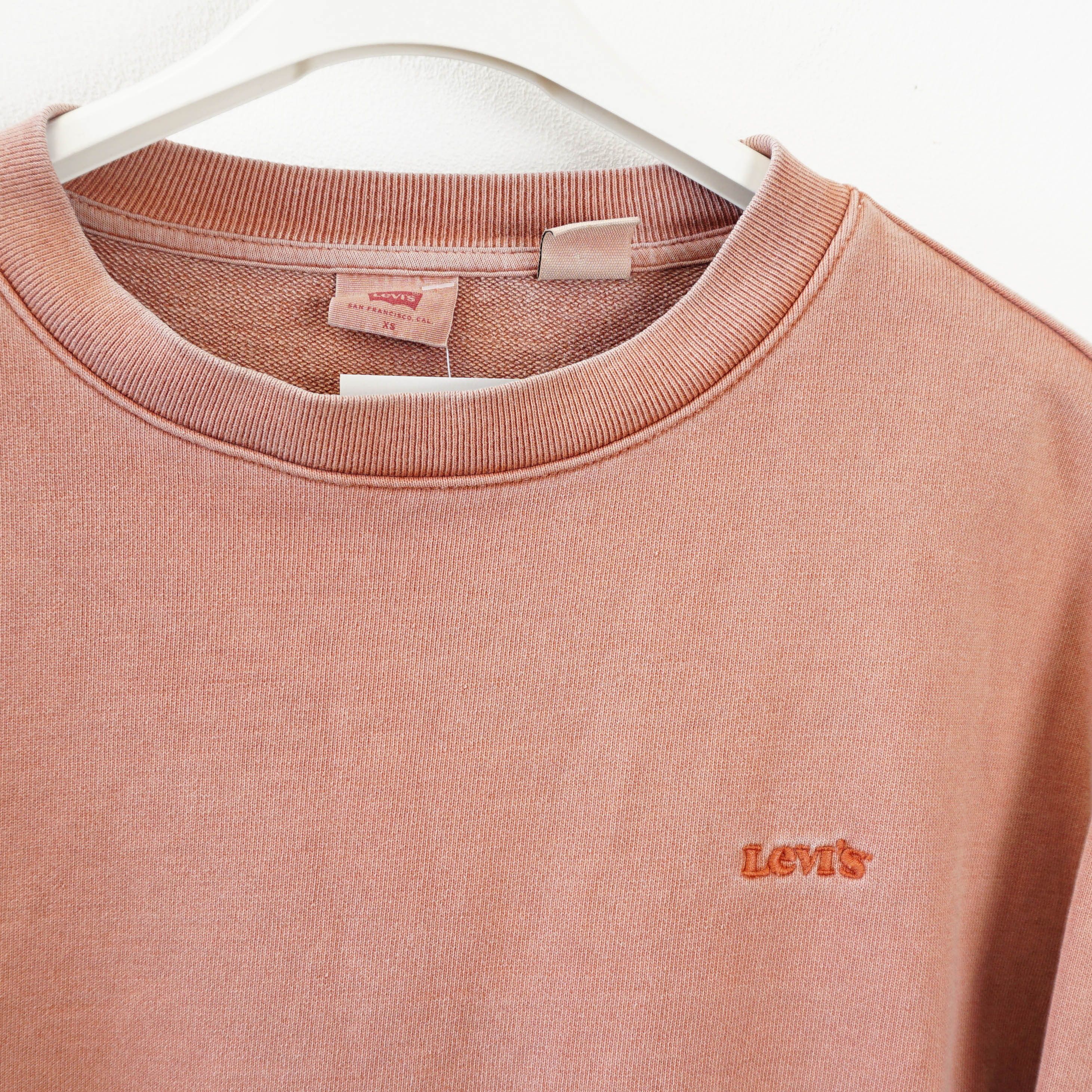 Levi's Embroidery Washed Pink Color Crewneck Size US XS / EU 42 / 0 - 2 Thumbnail