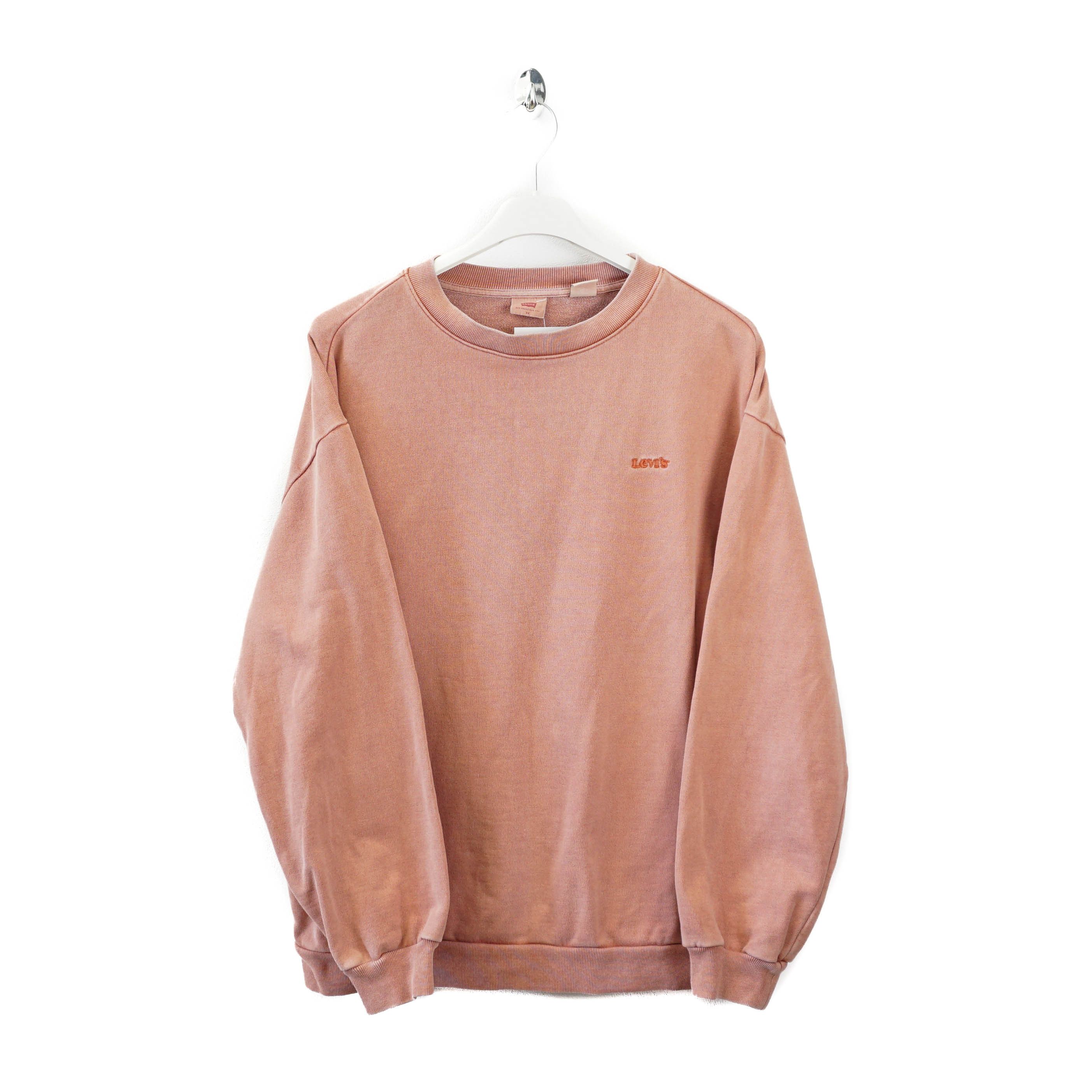 Levi's Embroidery Washed Pink Color Crewneck Size US XS / EU 42 / 0 - 1 Thumbnail