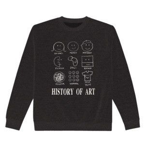 High quality Mega Yacht history of art crewneck sweatshirt