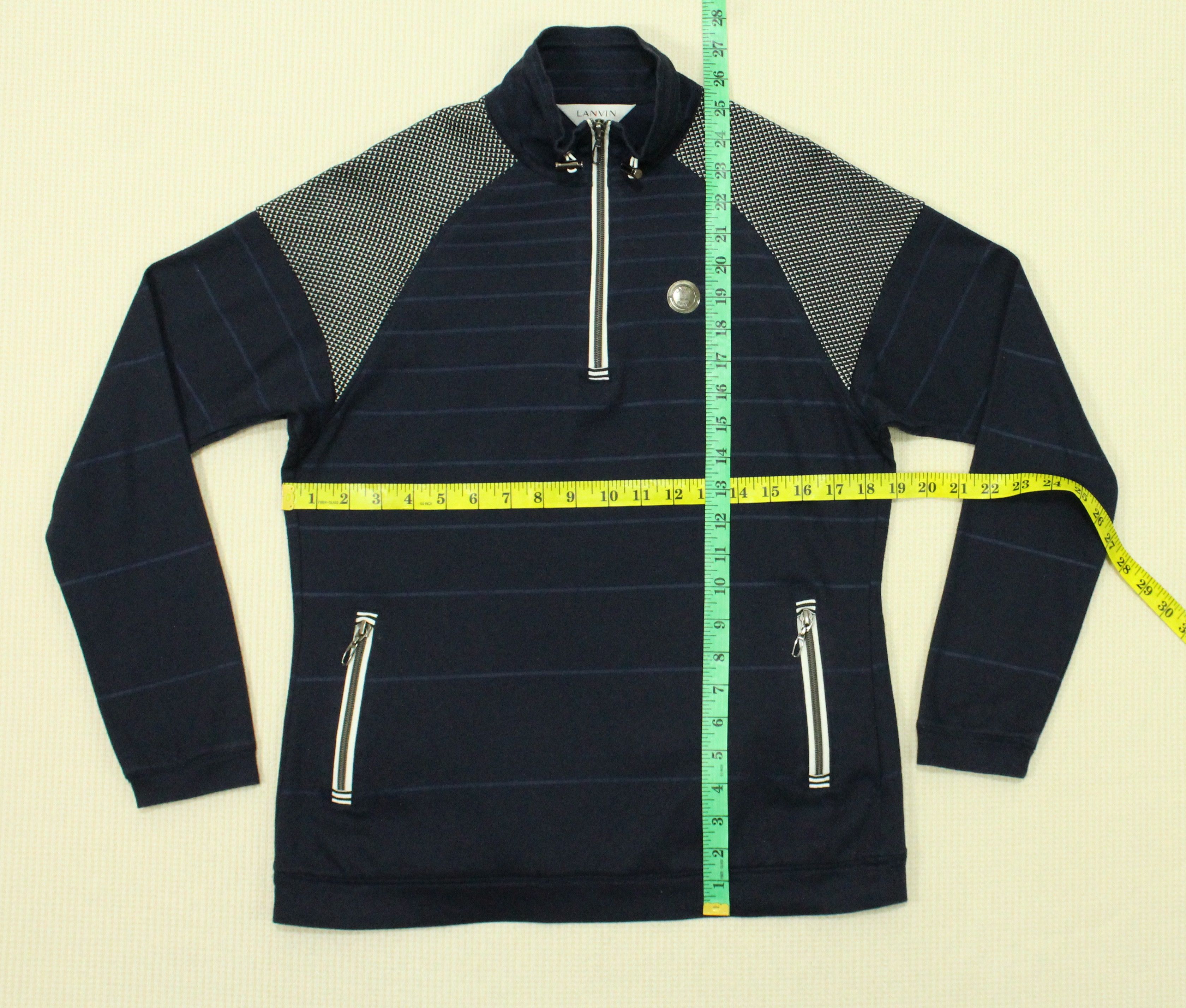 Japanese Brand × Lanvin × Vintage LANVIN SPORT Sweater Shirt Pullover Adjustable Neck Size US S / EU 44-46 / 1 - 14 Thumbnail