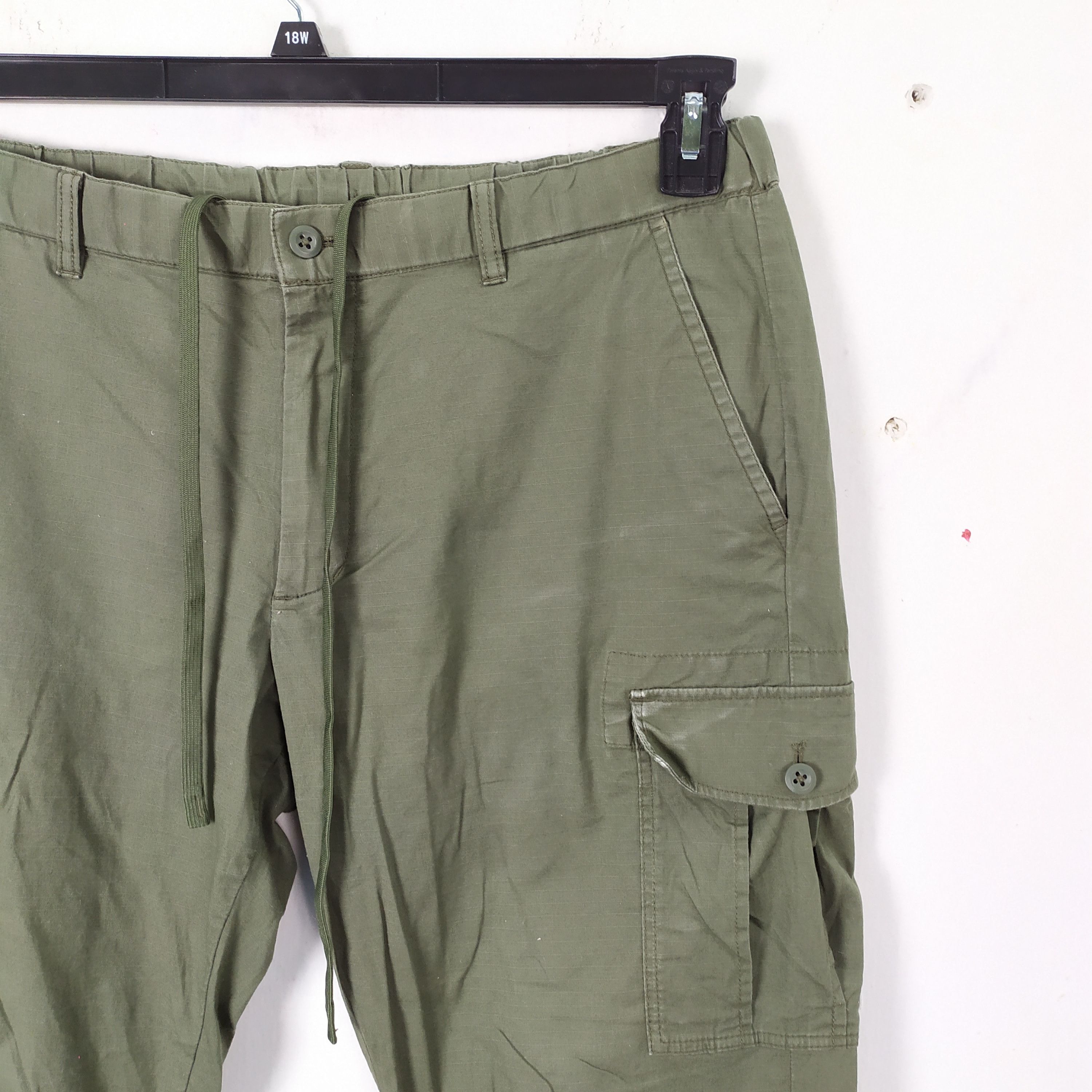 Japanese Brand JAPANESE BRAND GREEN EASY CARGO PANTS Size US 34 / EU 50 - 4 Thumbnail