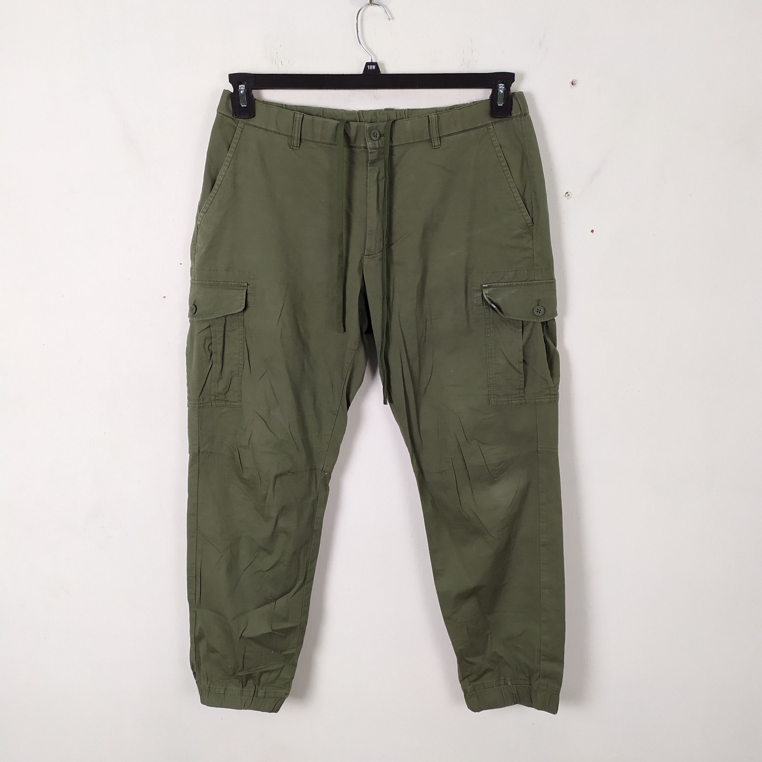 Japanese Brand JAPANESE BRAND GREEN EASY CARGO PANTS Size US 34 / EU 50 - 1 Thumbnail