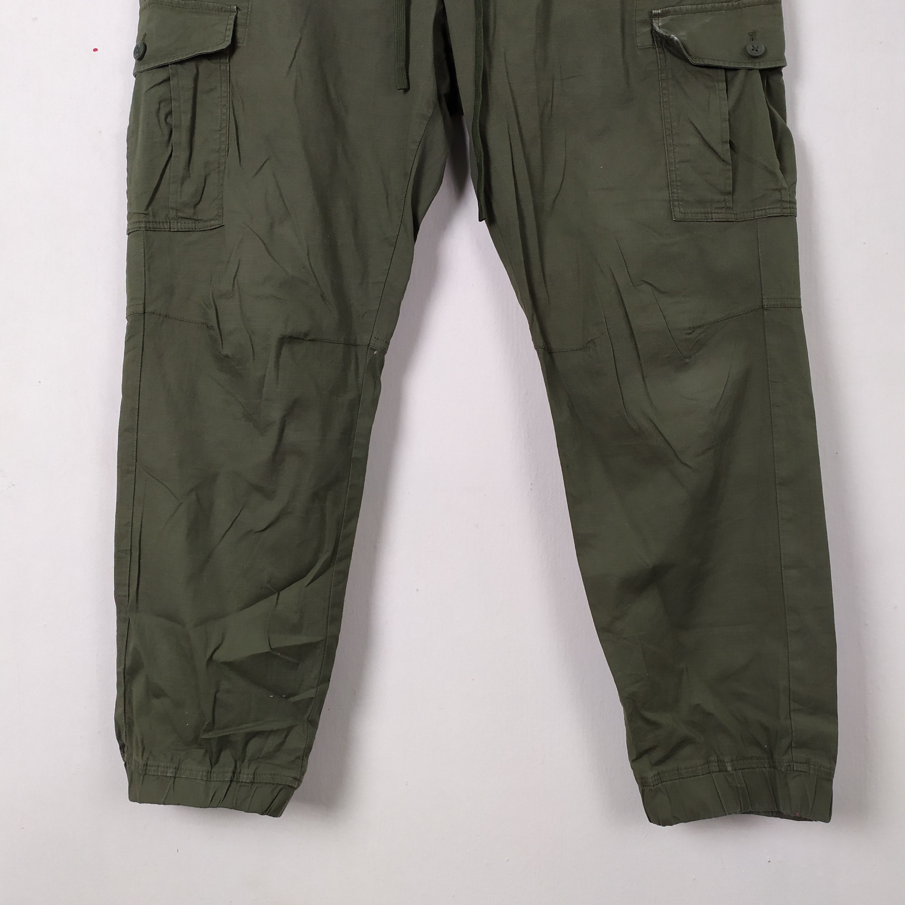 Japanese Brand JAPANESE BRAND GREEN EASY CARGO PANTS Size US 34 / EU 50 - 3 Thumbnail
