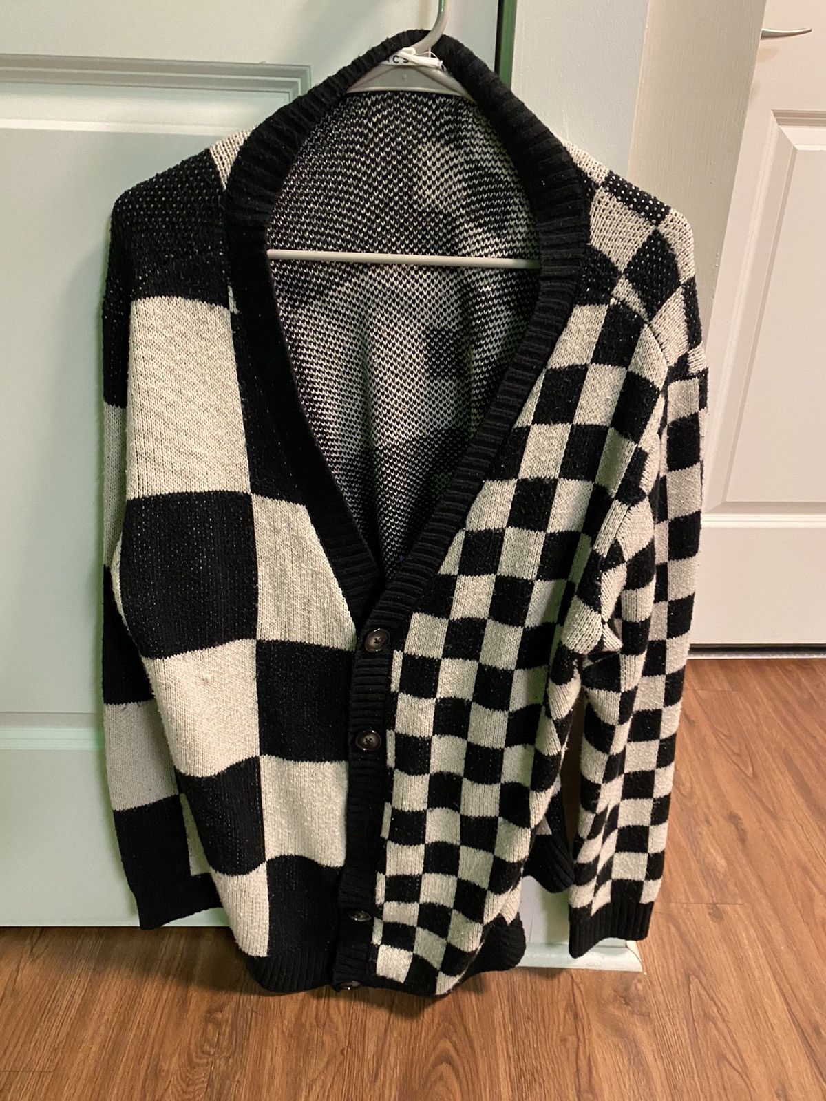 Pacsun Unisex Black and White Cardigan Size US M / EU 48-50 / 2 - 1 Thumbnail