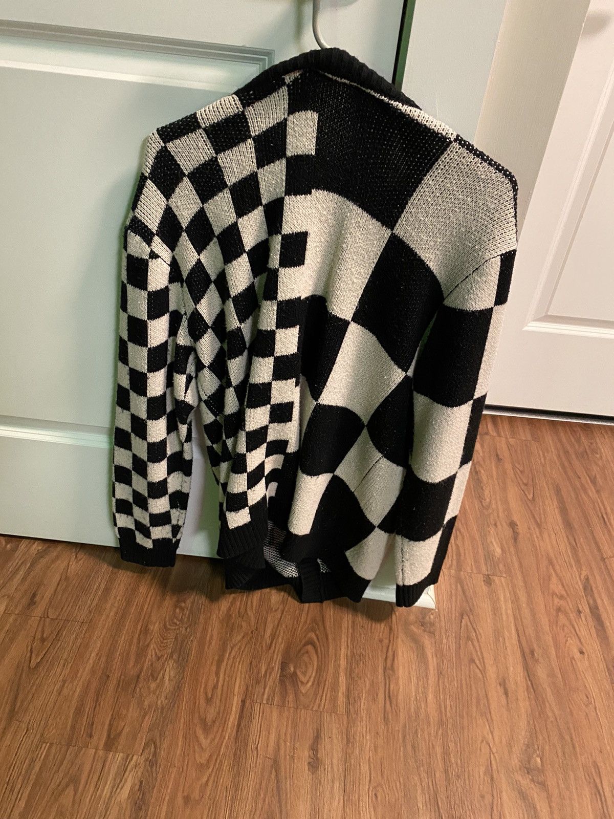 Pacsun Unisex Black and White Cardigan Size US M / EU 48-50 / 2 - 2 Thumbnail