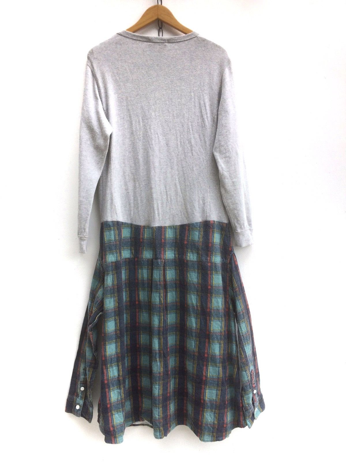 Issey Miyake Assemblage Hybrid Sweatshirt + Flannel Unusual Design Size M / US 6-8 / IT 42-44 - 8 Thumbnail