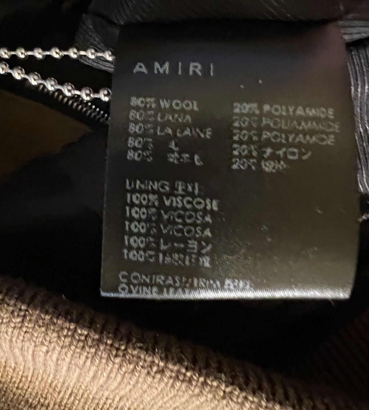 Amiri $1990 AMIRI Leather Trim Logo Western Varsity Bomber Jacket Size US XS / EU 42 / 0 - 3 Thumbnail