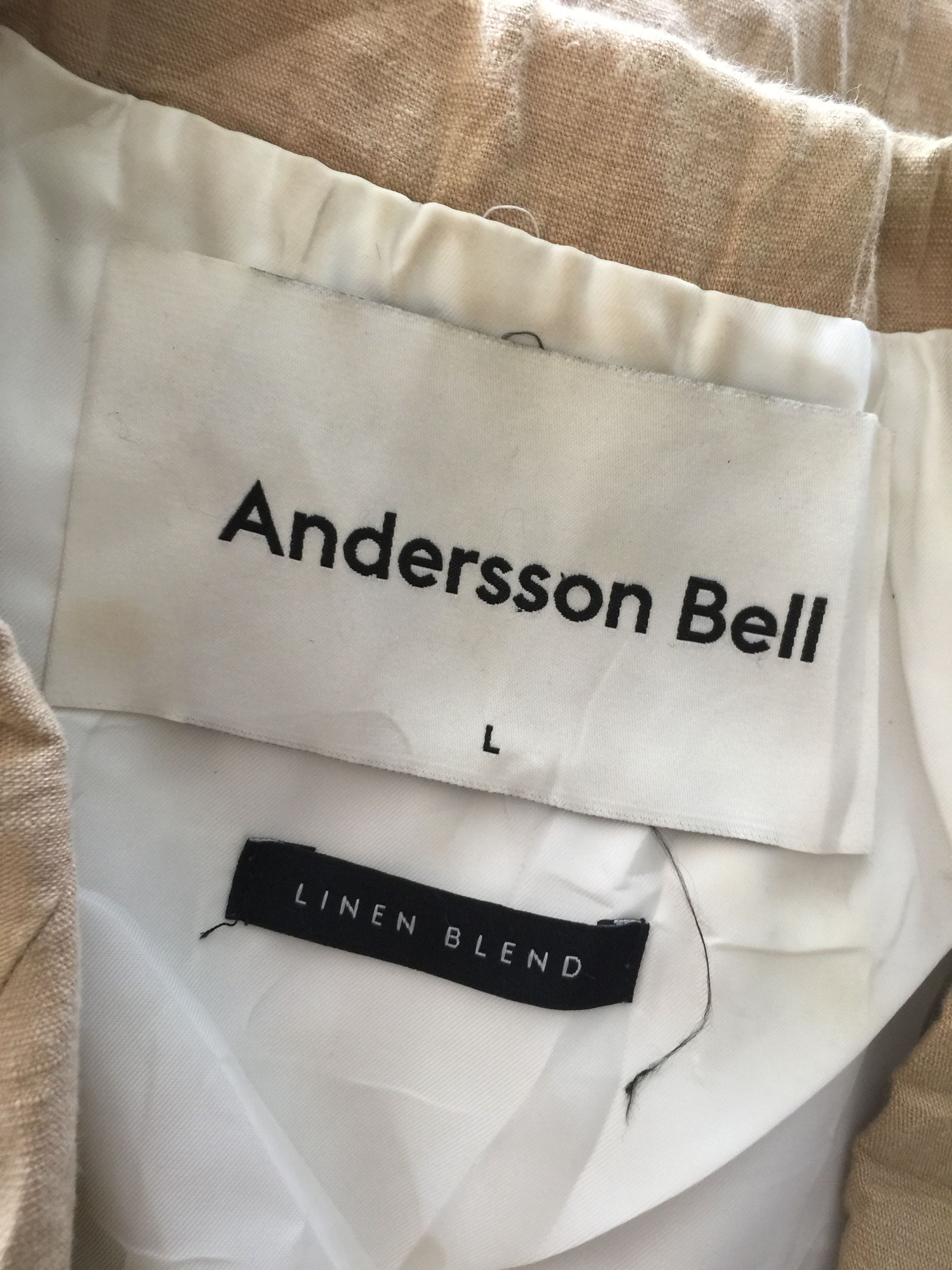 Andersson Bell Amsterdam Linen Double Breasted Jacket Size US L / EU 52-54 / 3 - 5 Thumbnail