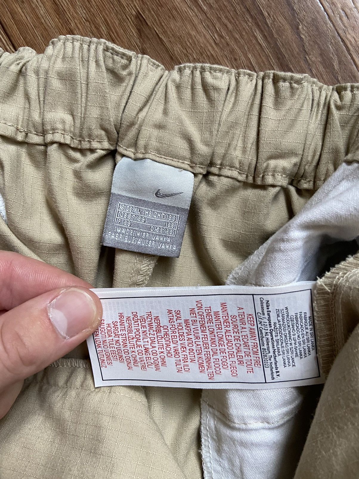 Nike × Vintage Nike Basic Logo Oversize Boxy Outdoor Shorts Size US 34 / EU 50 - 5 Thumbnail