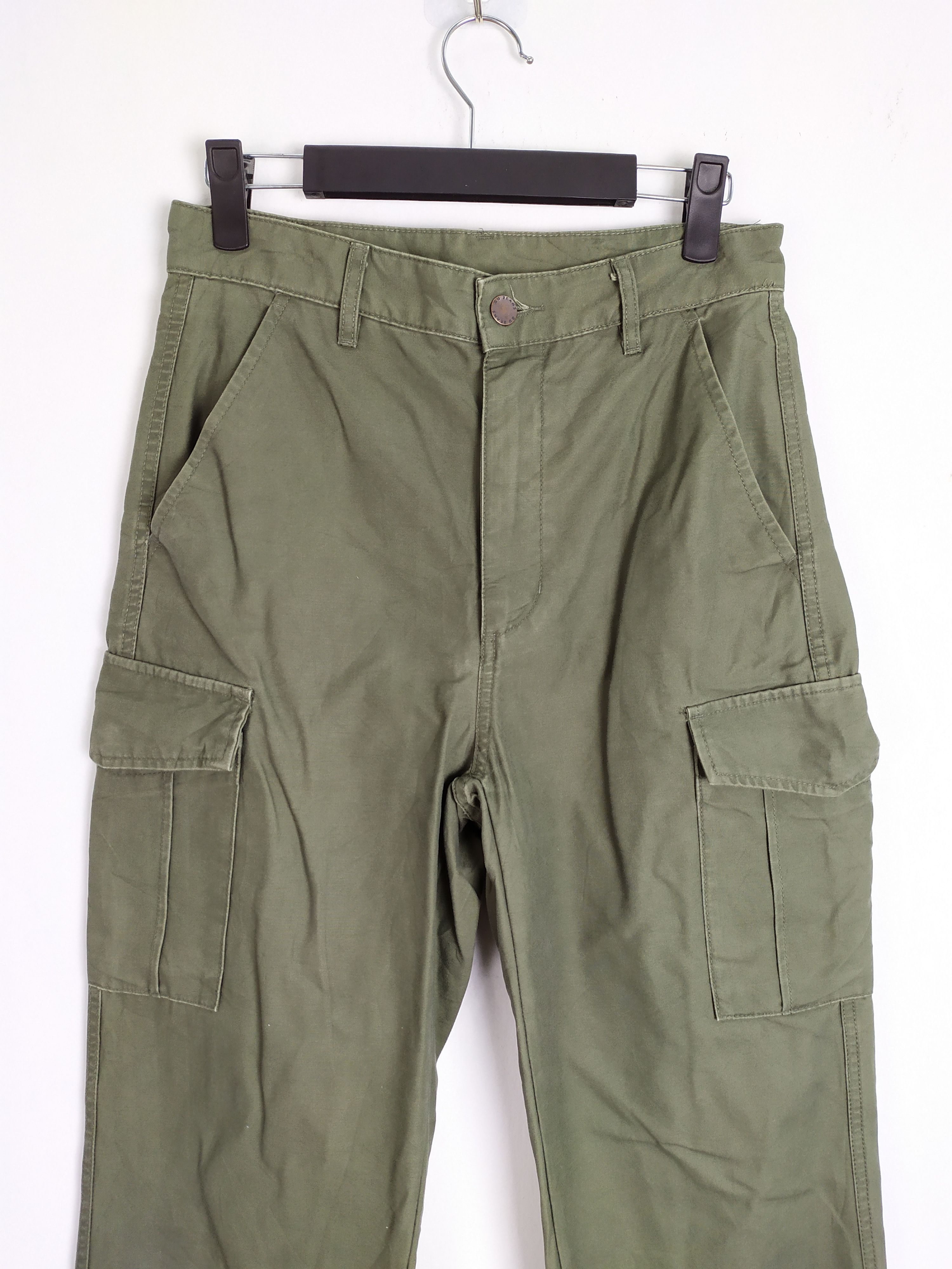 Japanese Brand JAPAN GU GREEN CARGO PANTS WAIST 28 Size US 28 / EU 44 - 3 Thumbnail