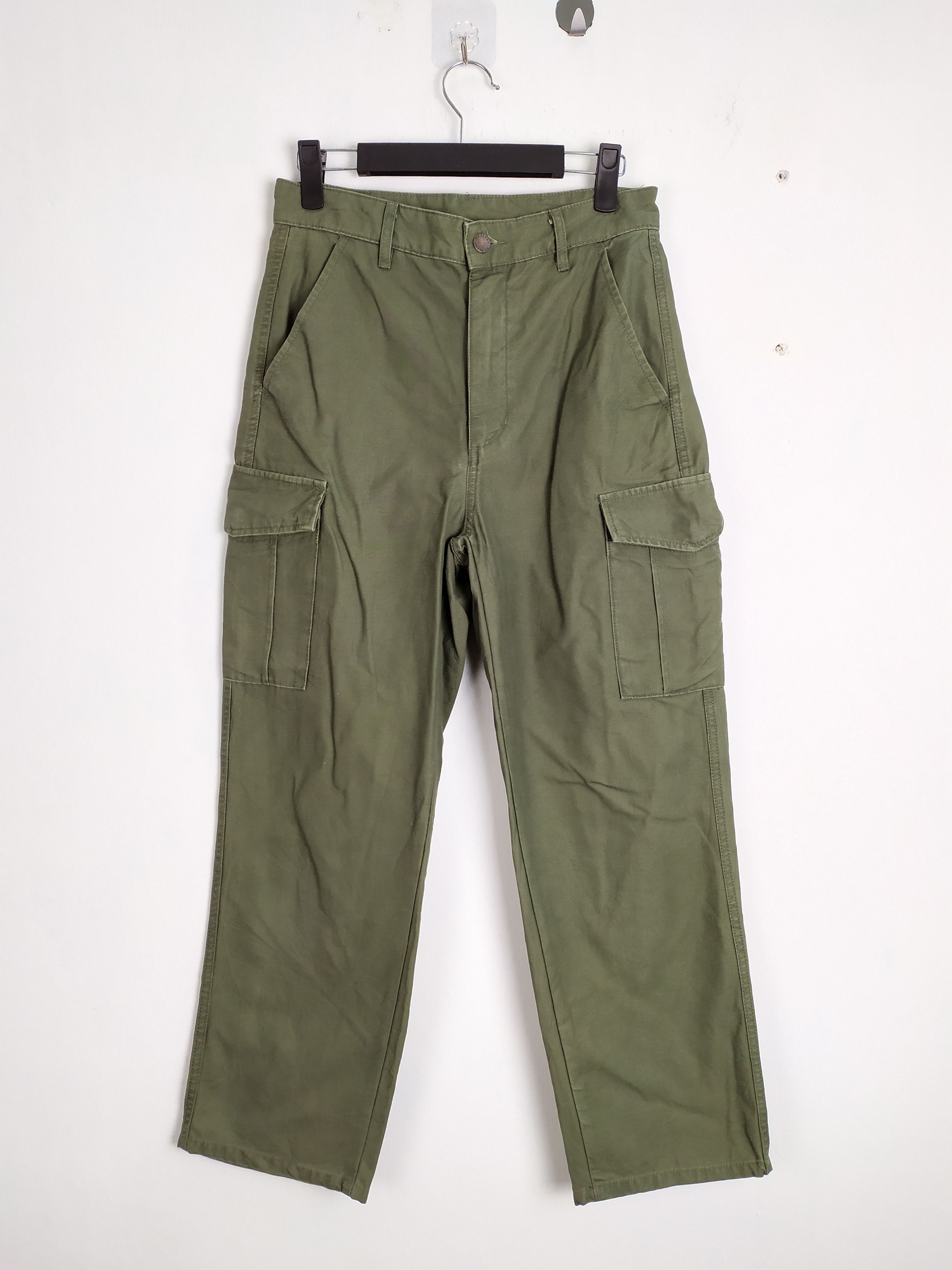 Japanese Brand JAPAN GU GREEN CARGO PANTS WAIST 28 Size US 28 / EU 44 - 1 Thumbnail