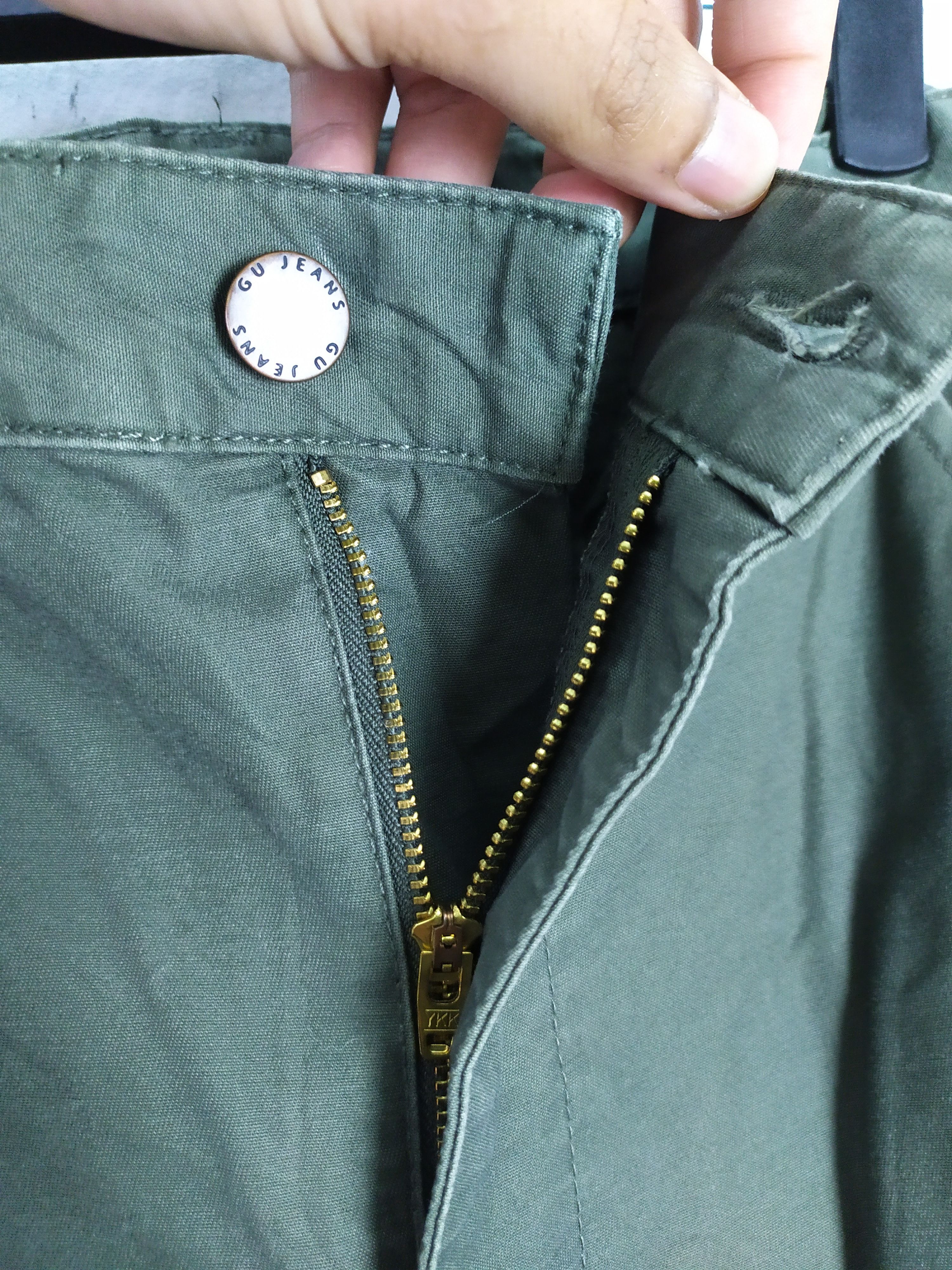 Japanese Brand JAPAN GU GREEN CARGO PANTS WAIST 28 Size US 28 / EU 44 - 8 Thumbnail