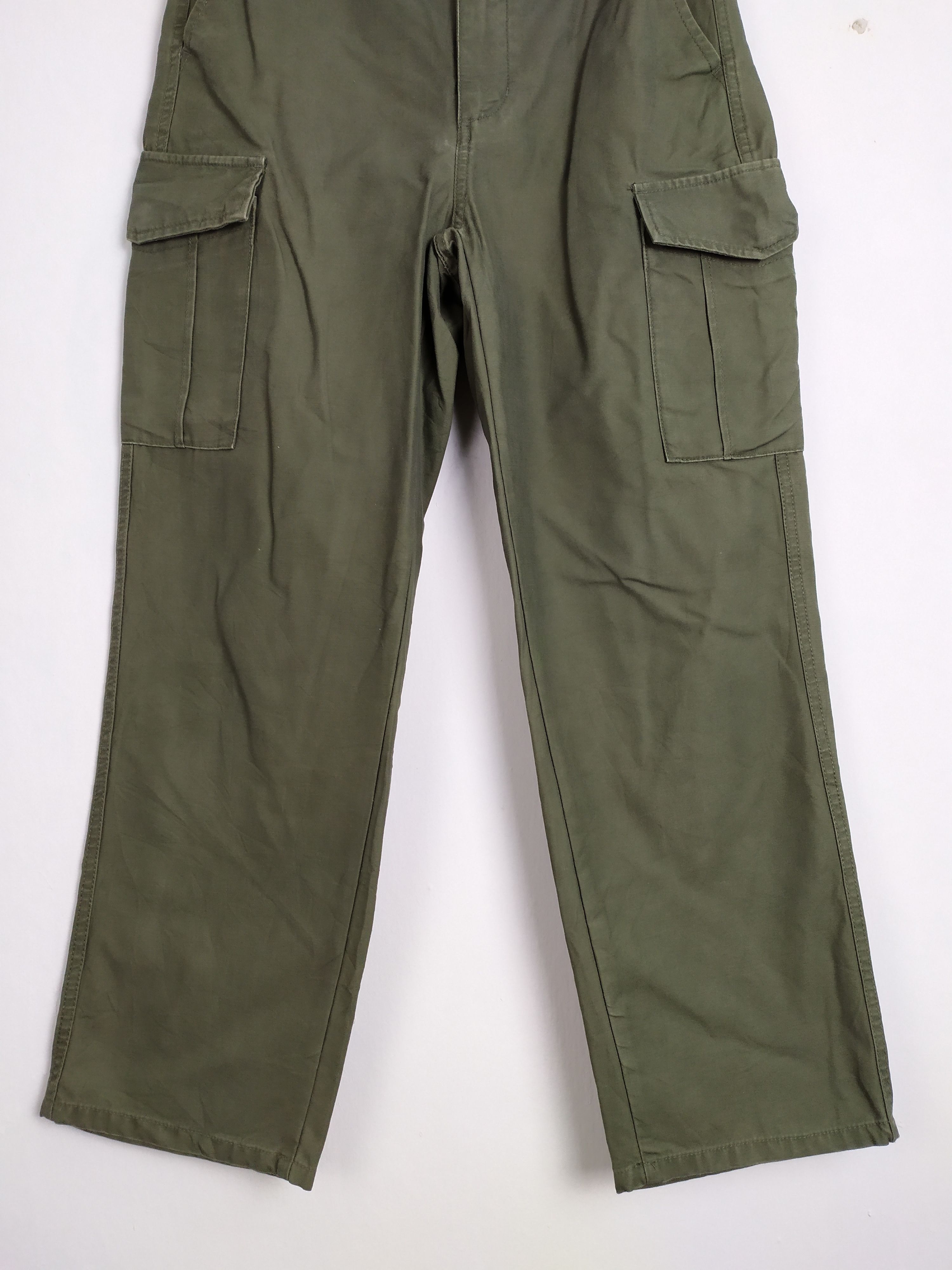 Japanese Brand JAPAN GU GREEN CARGO PANTS WAIST 28 Size US 28 / EU 44 - 5 Thumbnail