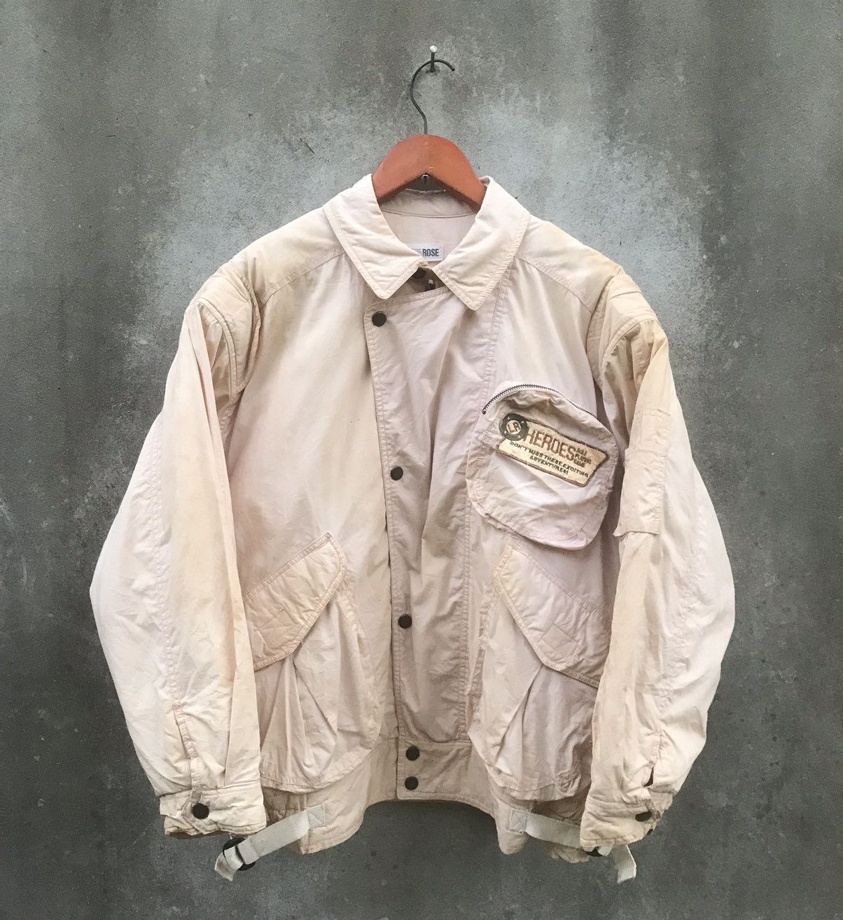 Vintage Archive LA VIE EN ROSE Multi-Pocket Technical Bomber Jacket Size US M / EU 48-50 / 2 - 3 Thumbnail