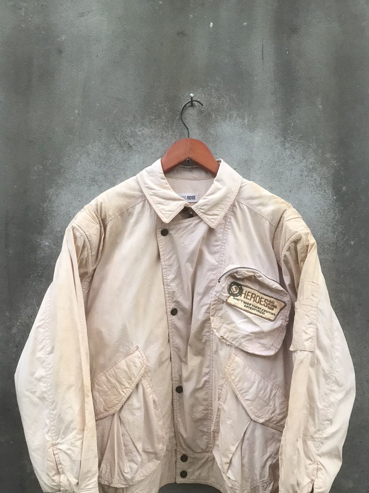 Vintage Archive LA VIE EN ROSE Multi-Pocket Technical Bomber Jacket Size US M / EU 48-50 / 2 - 9 Thumbnail