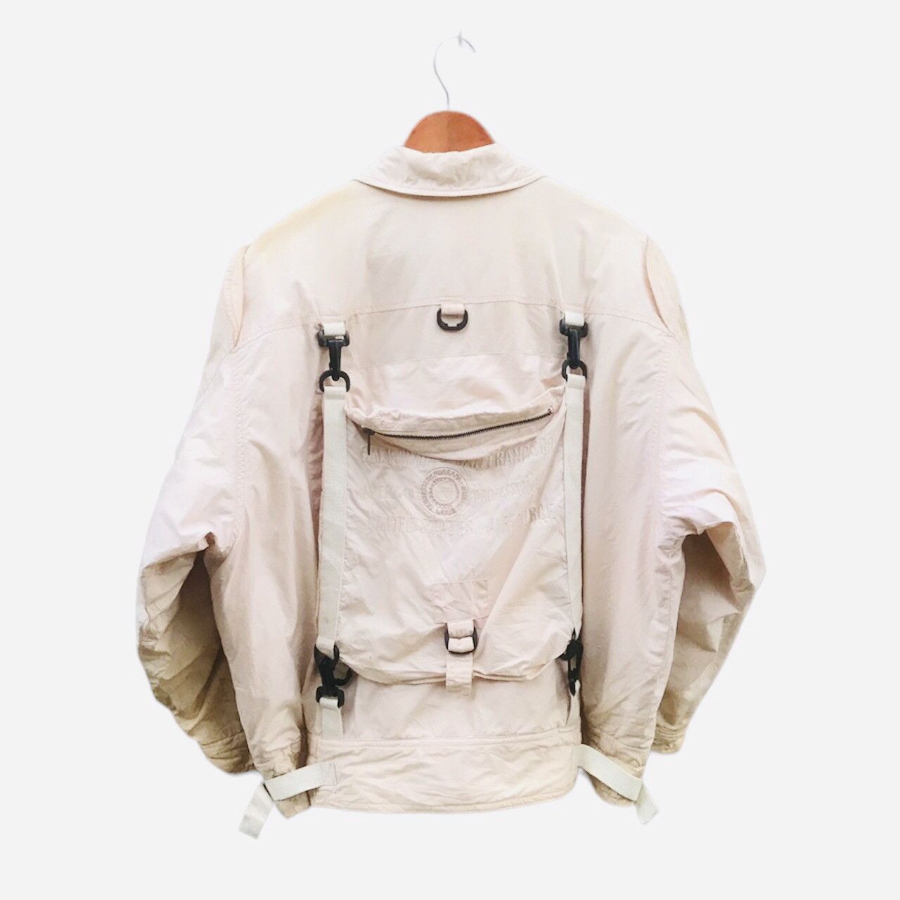 Vintage Archive LA VIE EN ROSE Multi-Pocket Technical Bomber Jacket Size US M / EU 48-50 / 2 - 2 Thumbnail