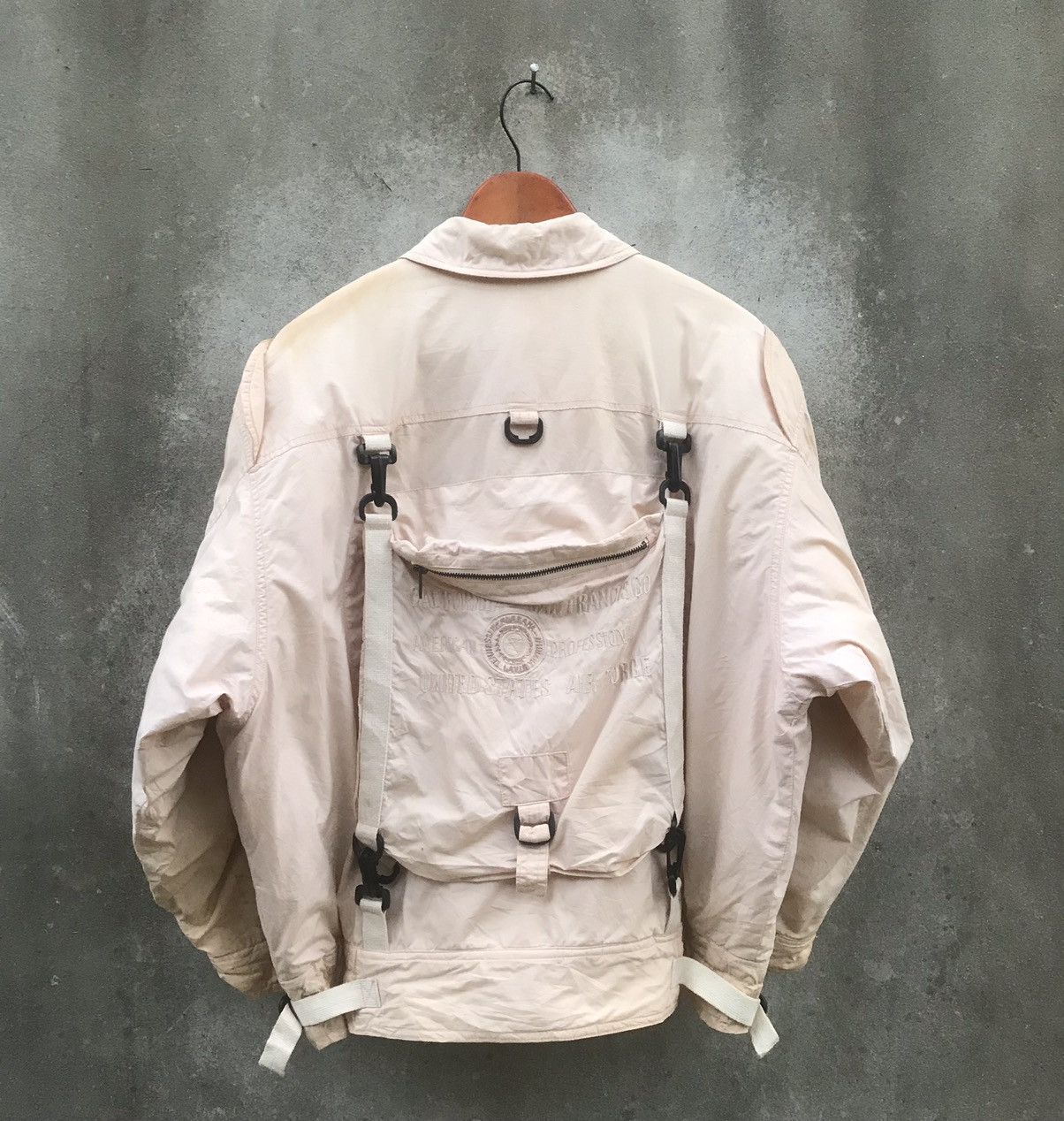 Vintage Archive LA VIE EN ROSE Multi-Pocket Technical Bomber Jacket Size US M / EU 48-50 / 2 - 4 Thumbnail