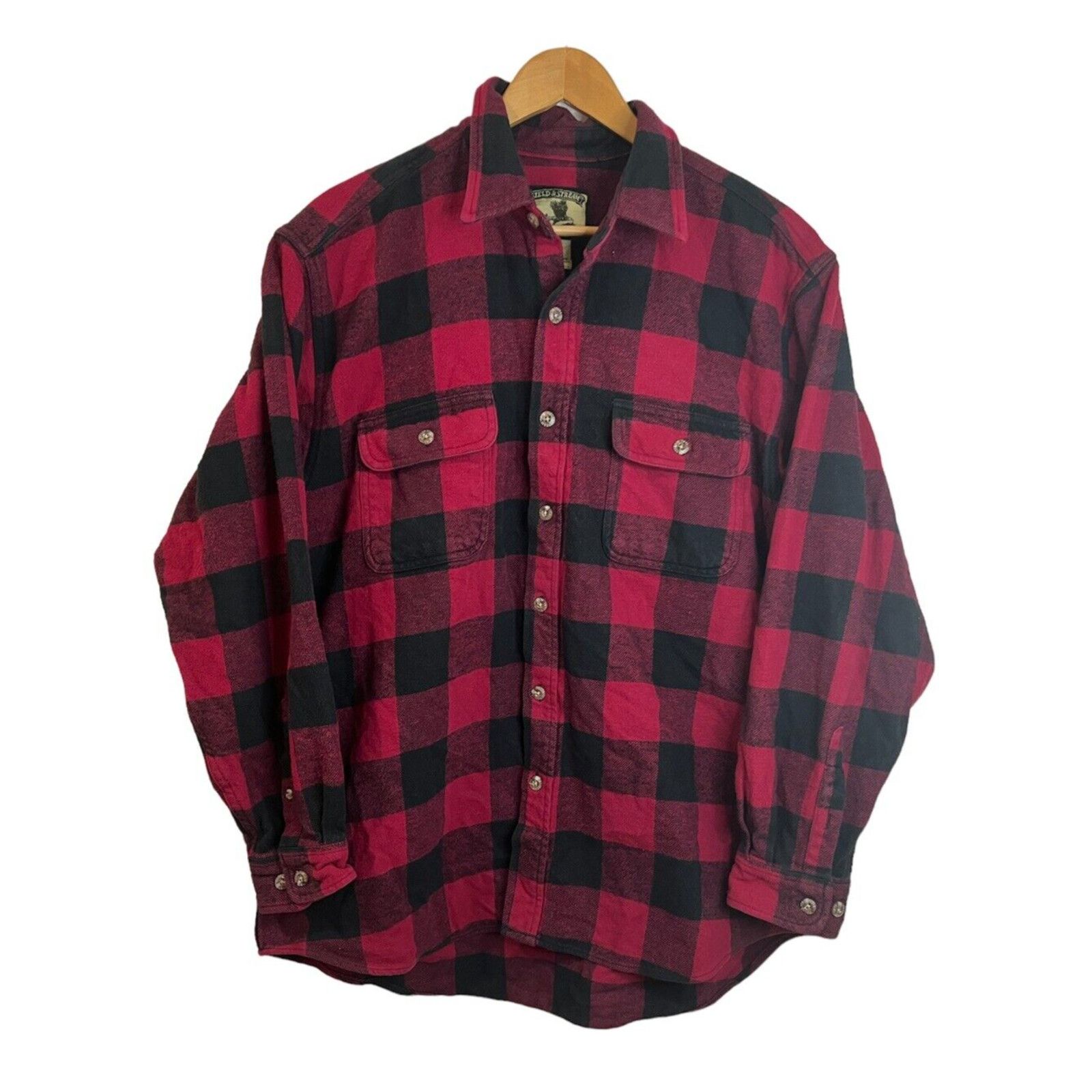 Field And Stream Vintage Field & Stream Men XL Heavy Cotton Flannel