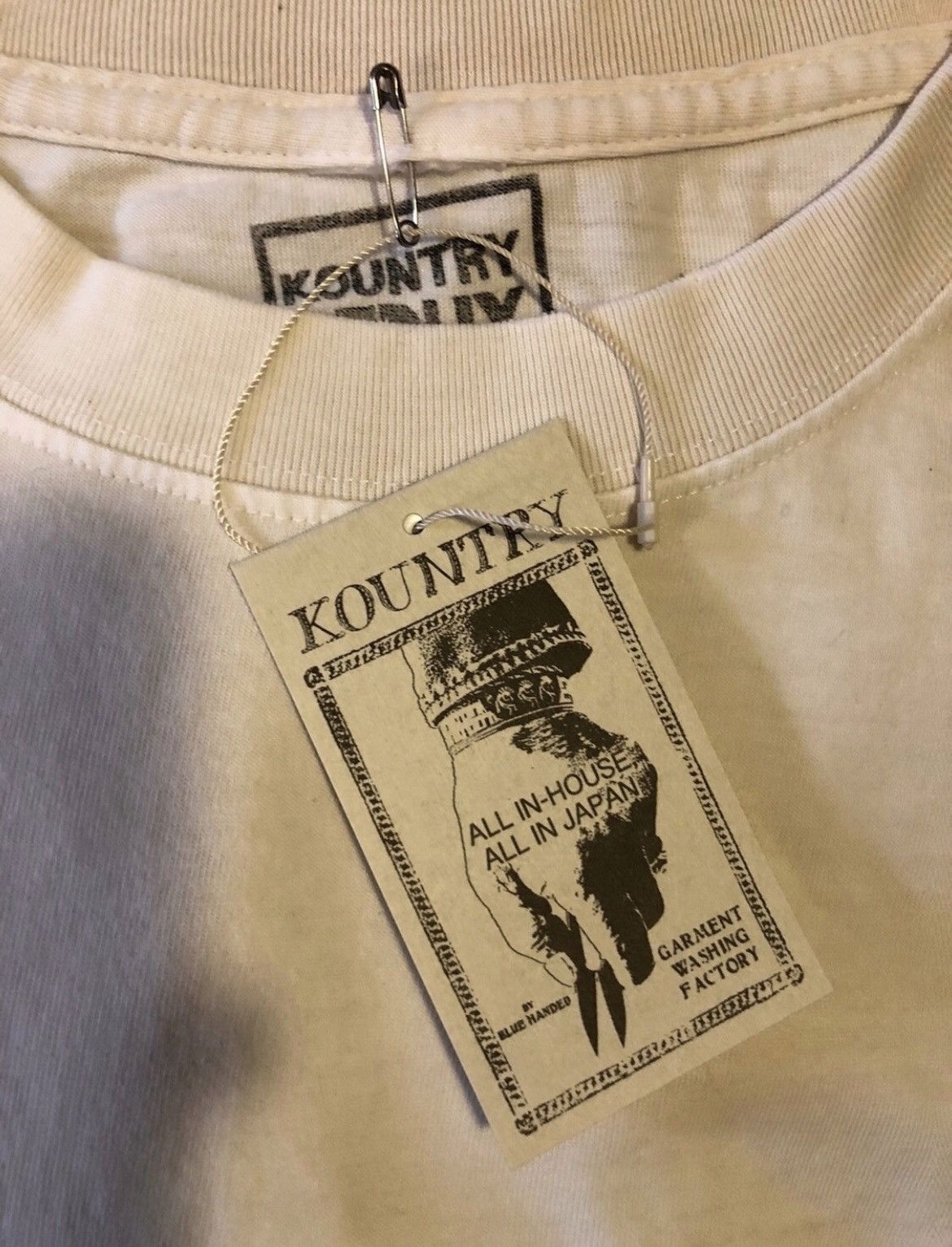 Kapital Kapital Skeleton tee (White/ Red / Blue) last drop Size US XL / EU 56 / 4 - 9 Thumbnail
