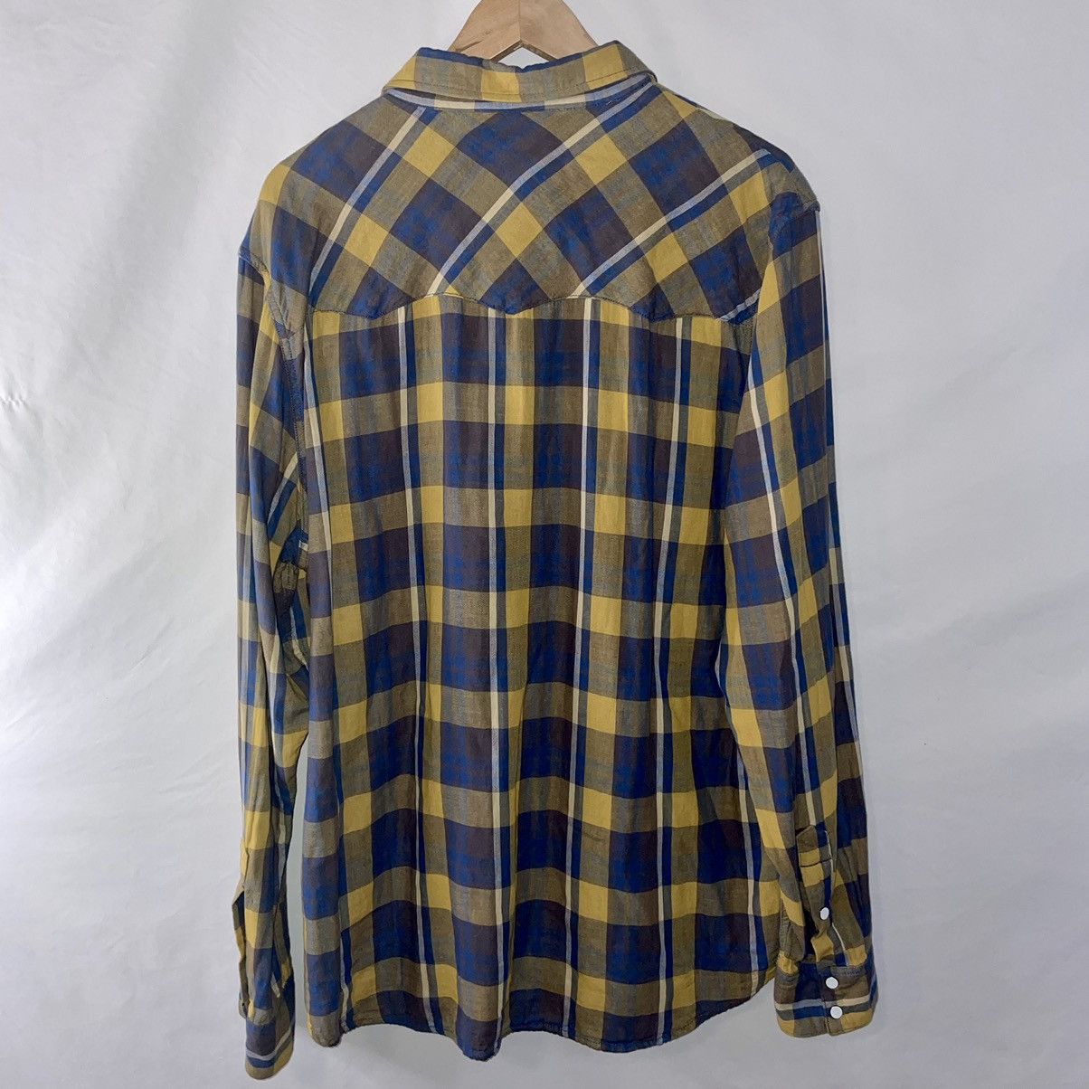 True Religion TRUE RELIGION Plaid Long Sleeve Western Button Up - XXL Size US XXL / EU 58 / 5 - 2 Thumbnail