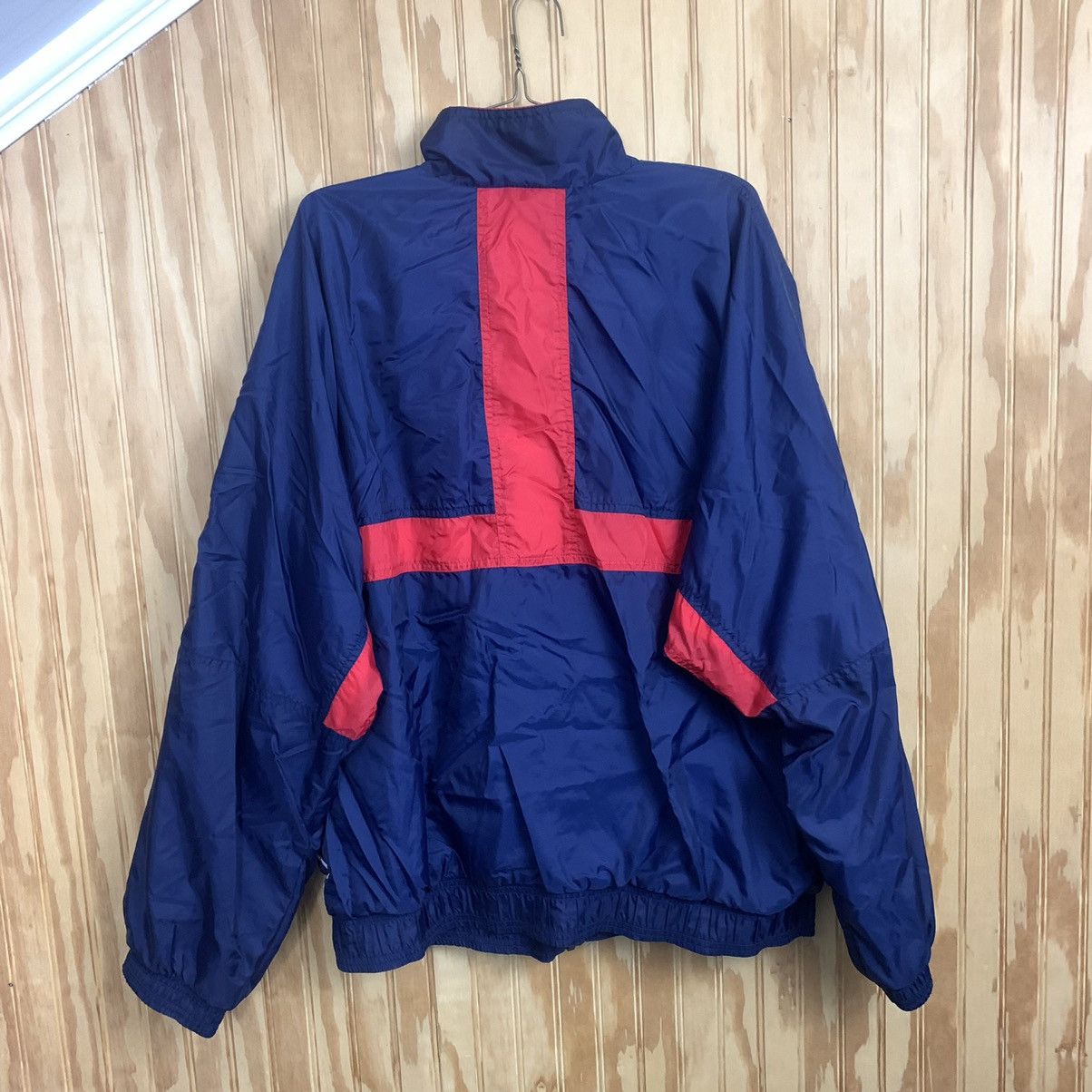 Adidas × Vintage Horizontal Striped Navy Red White Windbreaker Size US L / EU 52-54 / 3 - 6 Thumbnail