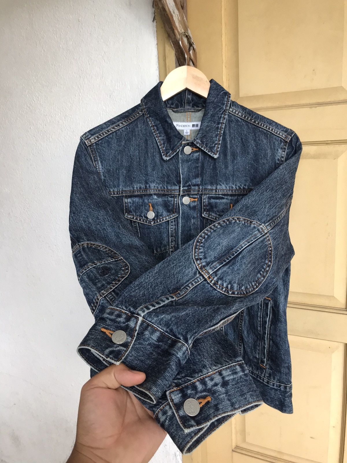 JW Anderson Vintage J.W.Anderson x Uniqlo Denim Trucker Jacket Size US L / EU 52-54 / 3 - 13 Thumbnail