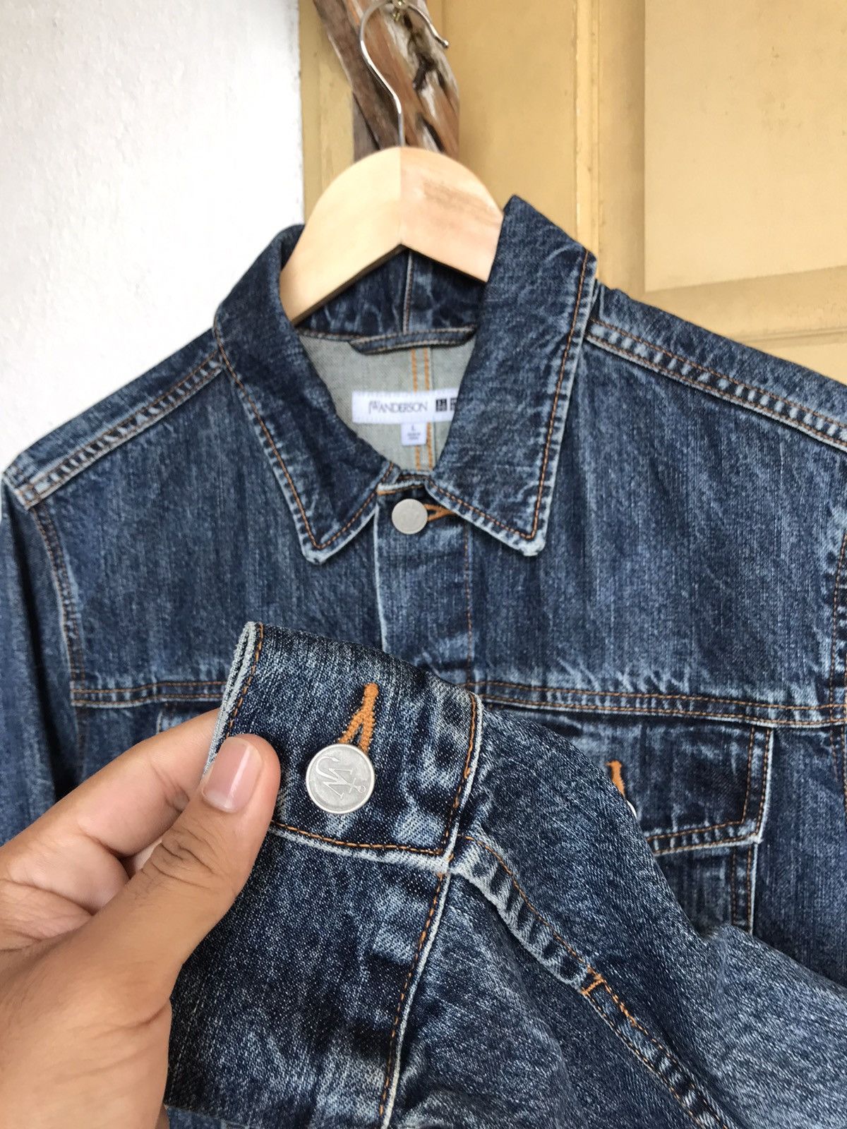 JW Anderson Vintage J.W.Anderson x Uniqlo Denim Trucker Jacket Size US L / EU 52-54 / 3 - 10 Thumbnail