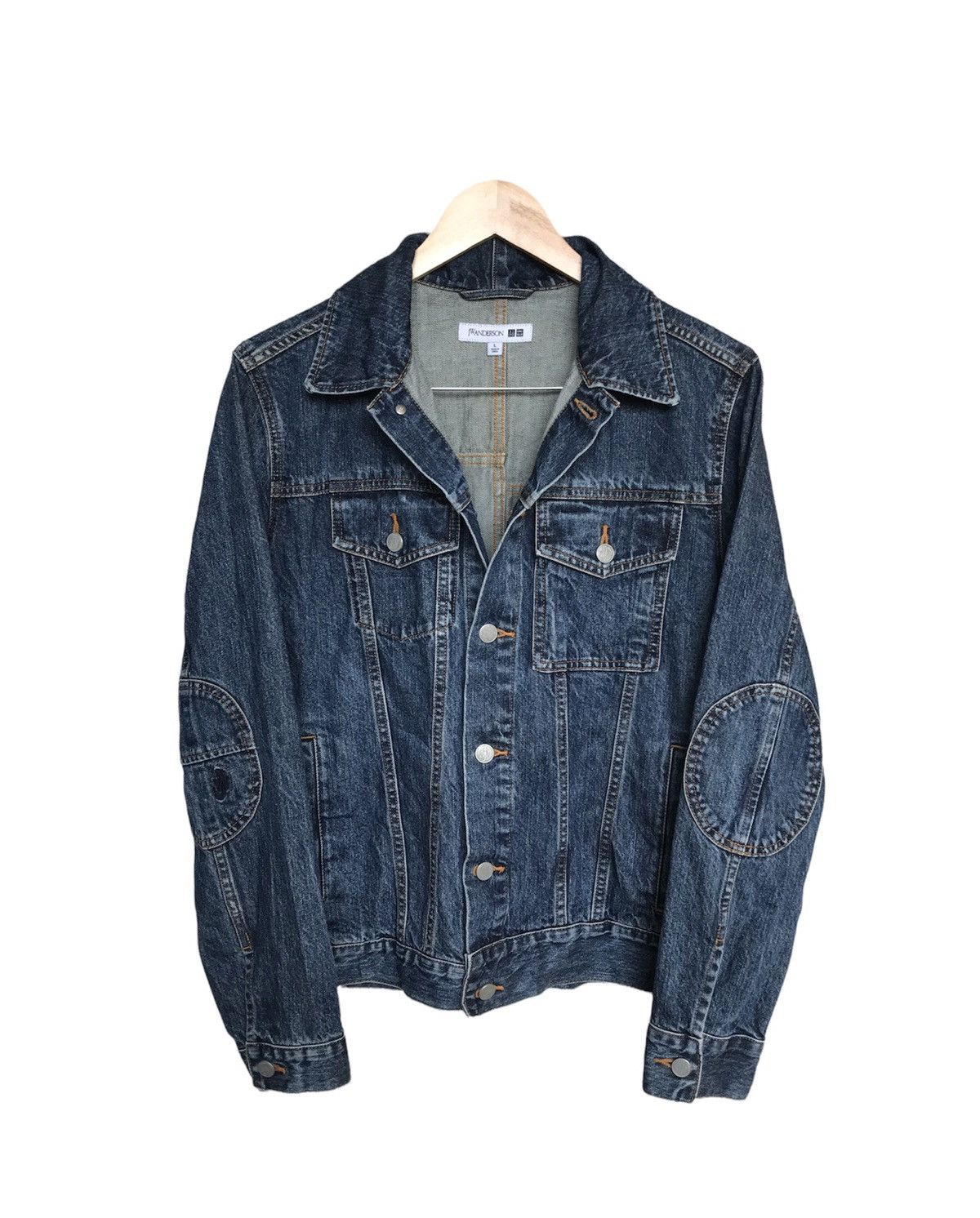 JW Anderson Vintage J.W.Anderson x Uniqlo Denim Trucker Jacket Size US L / EU 52-54 / 3 - 4 Thumbnail