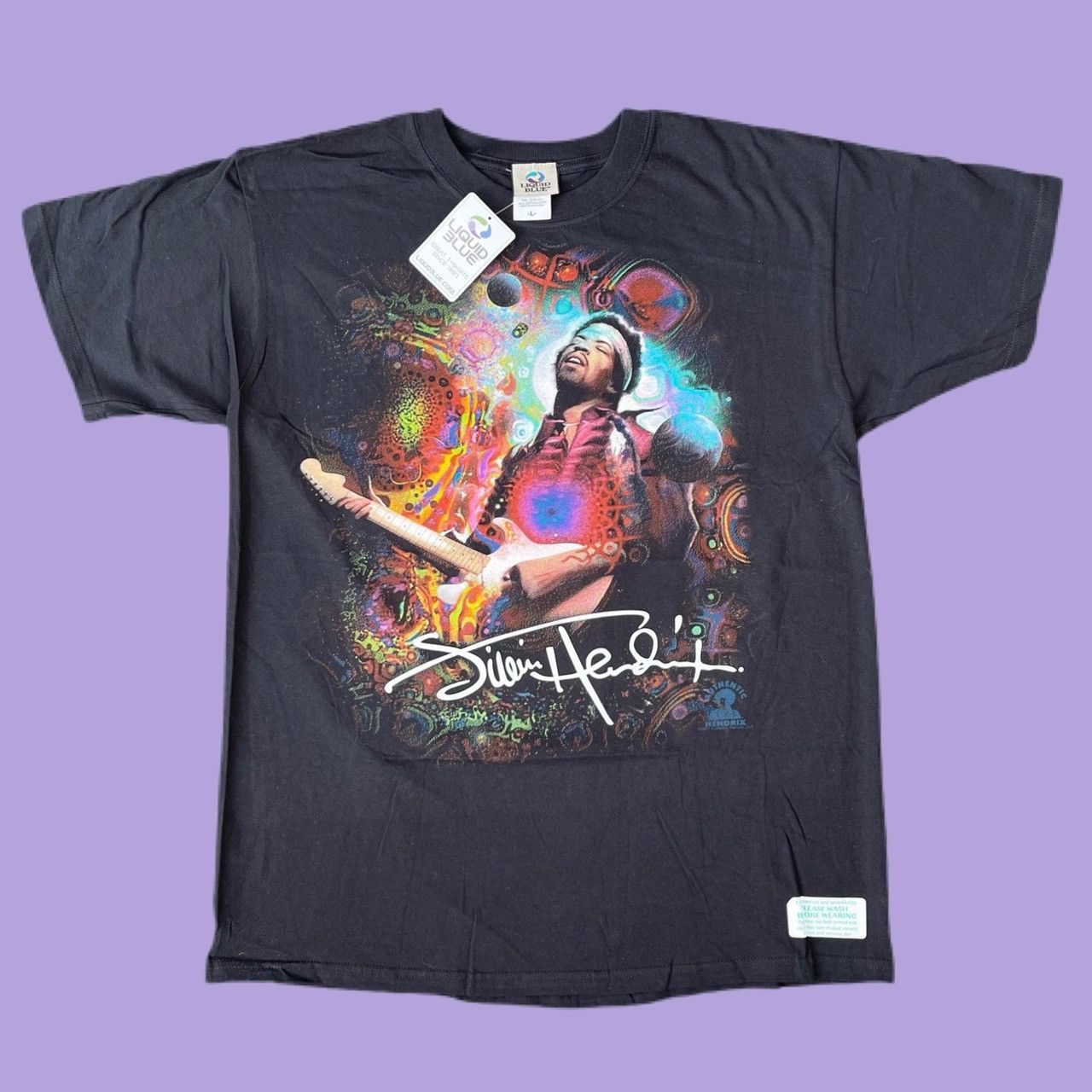 Band Tees × Liquid Blue NWT Liquid Blue Jimi Hendrix Shirt Size US L / EU 52-54 / 3 - 1 Thumbnail